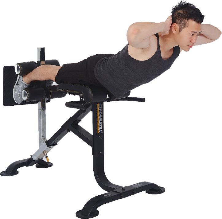 Powertec Dual Hyperextension Crunch Combo product image