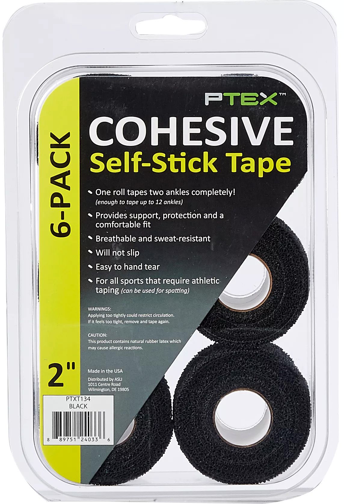 PTEX Cohesive Self-Stick Tape - 6 Pack