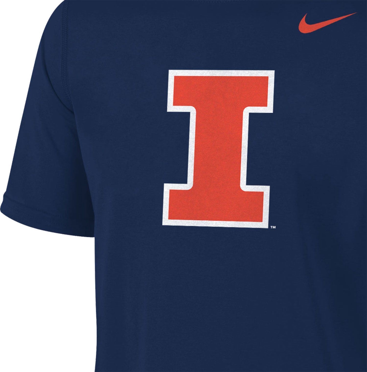 Nike Youth Illinois Fighting Illini Blue Sideline Logo Legend T-Shirt product image