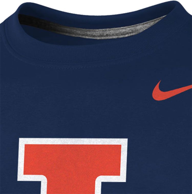 Nike Youth Illinois Fighting Illini Blue Sideline Logo Legend T-Shirt product image