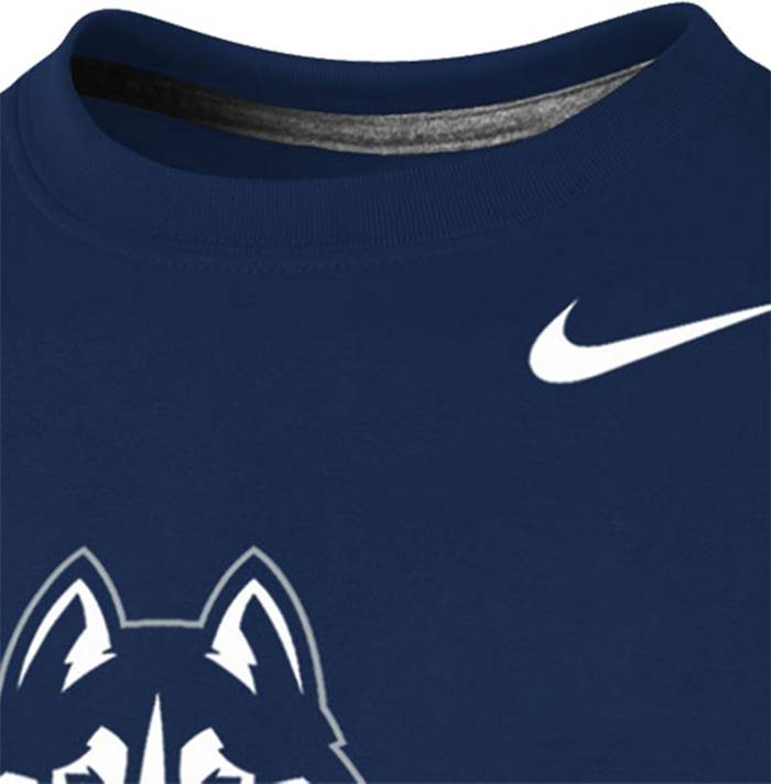 Men's Nike #15 White UConn Huskies Replica Basketball Jersey