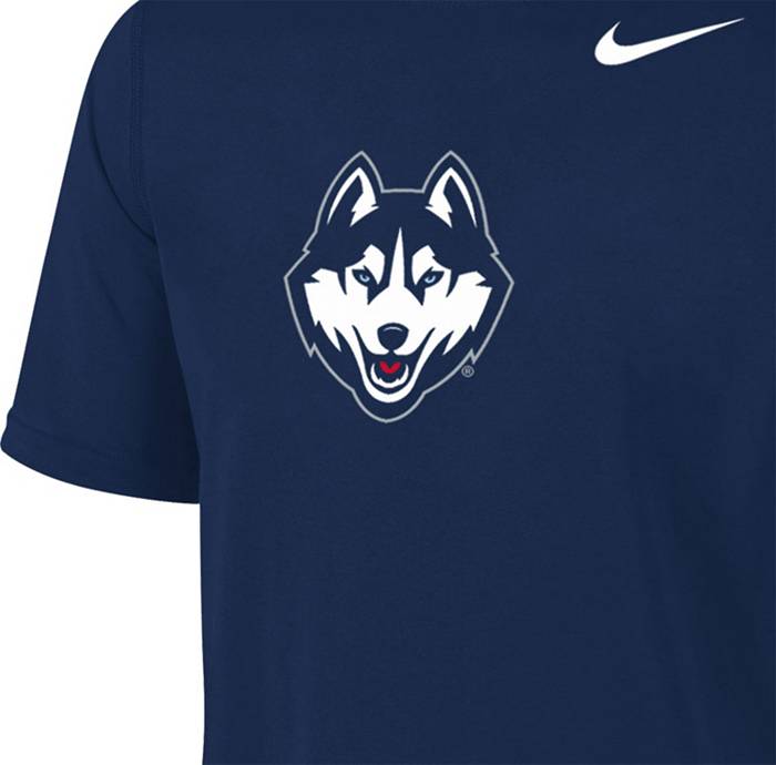 Men's Nike #15 White UConn Huskies Replica Basketball Jersey