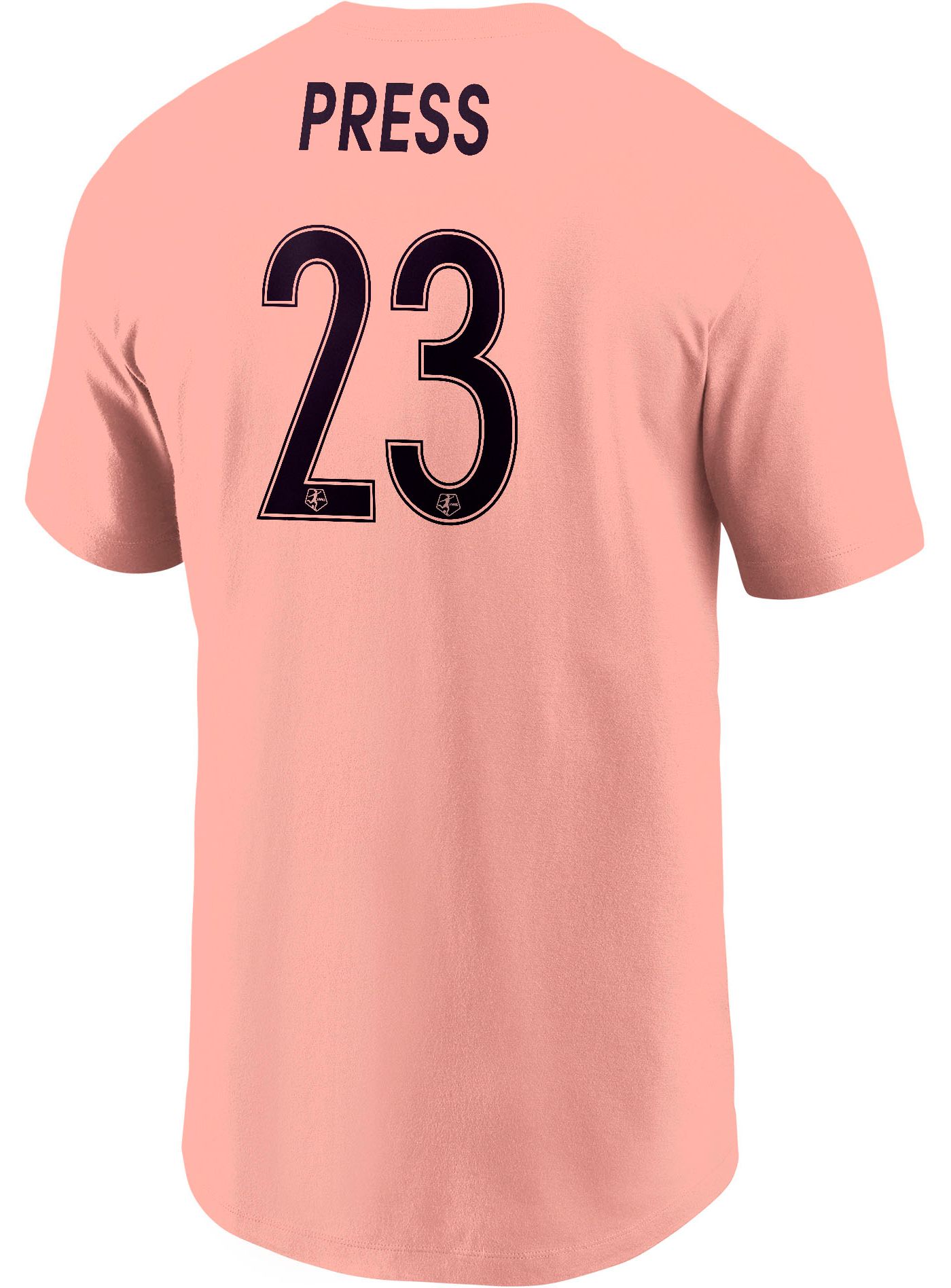 Nike Adult Angel City FC Christen Press 23 Pink T Shirt Dick s Sporting Goods