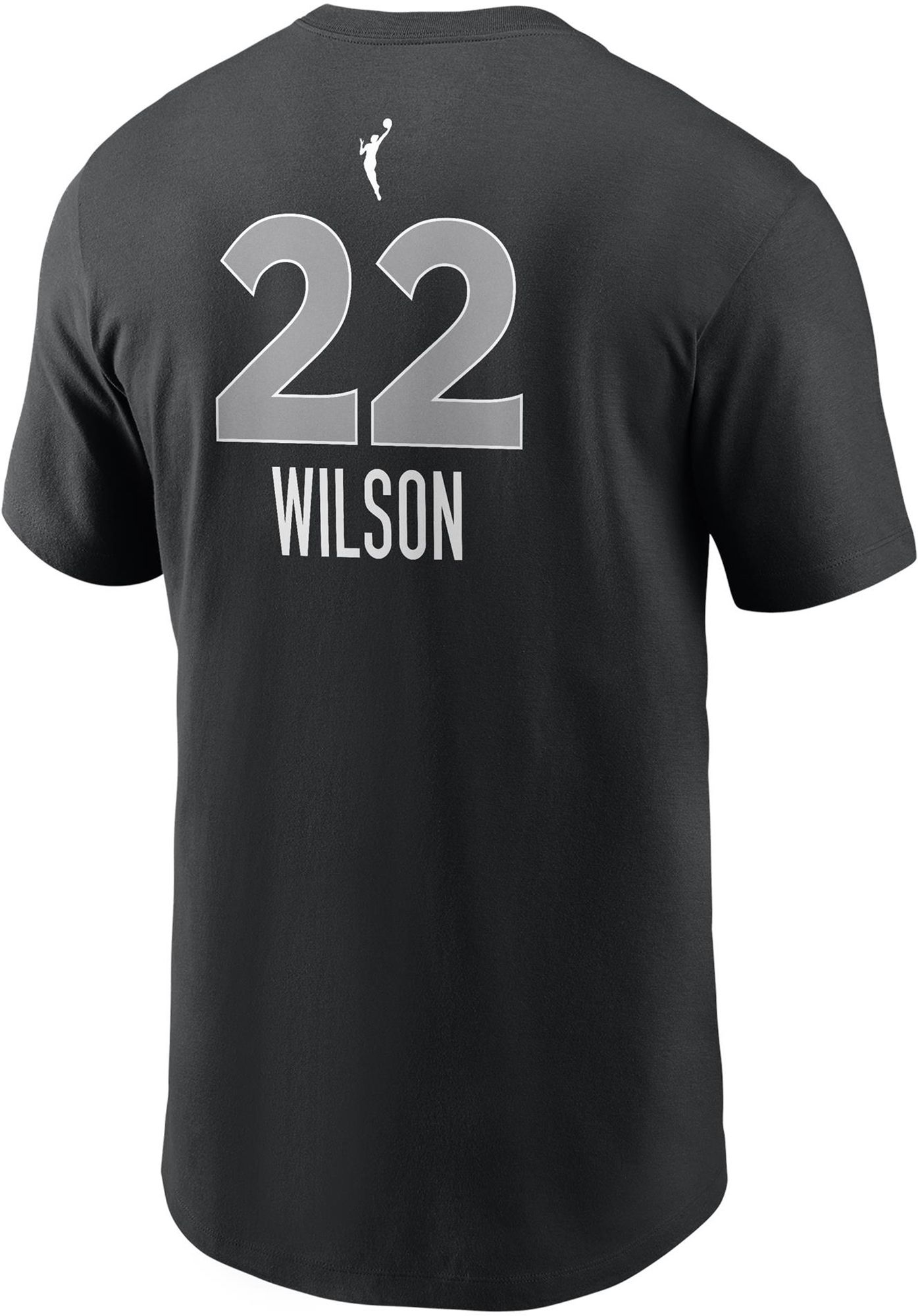 Nike Adult Las Vegas Aces A'ja Wilson #22 Explorer Black T-Shirt