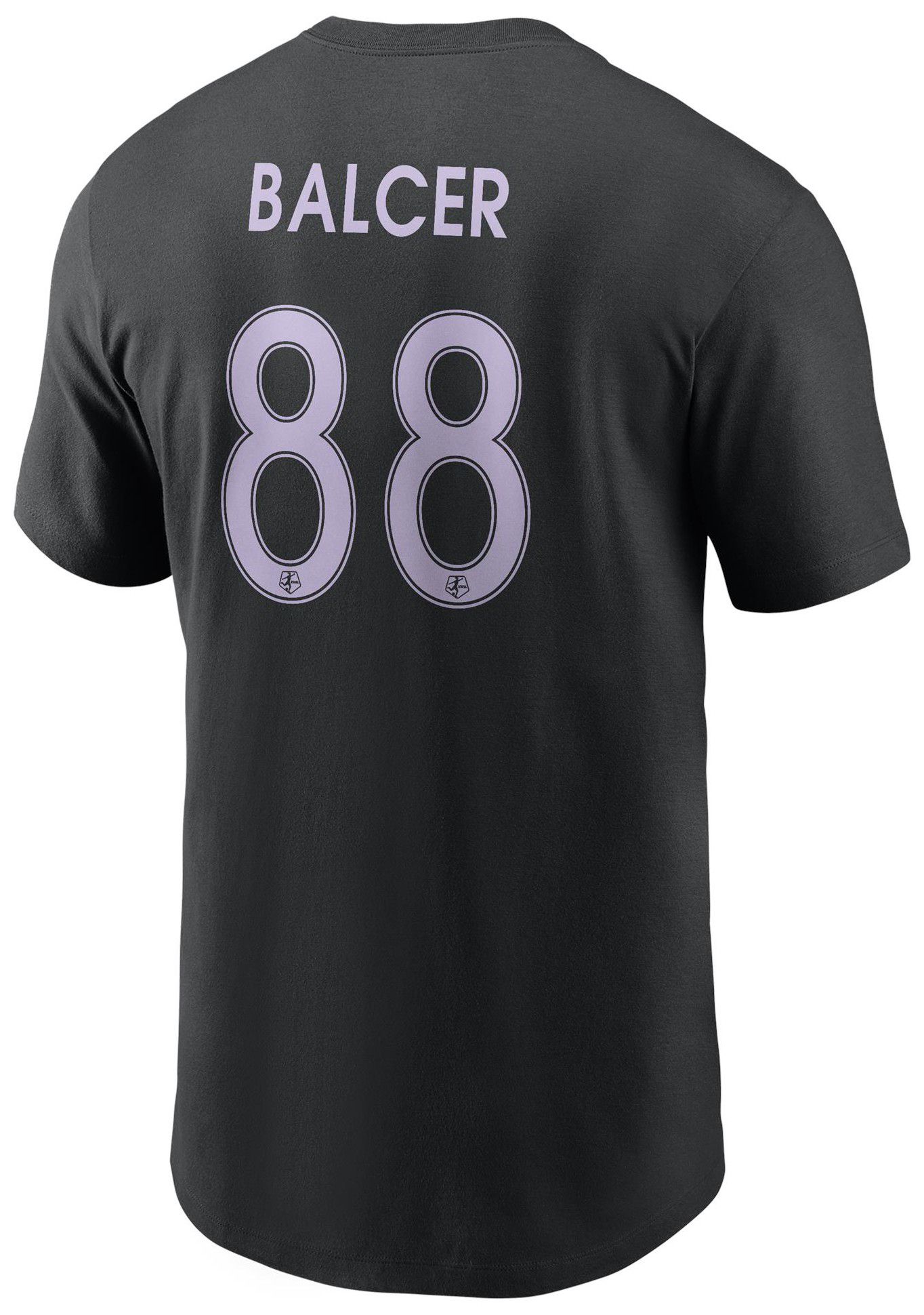 Nike Men's Racing Louisville FC Bethany Balcer #88 2025 Black T-Shirt product image