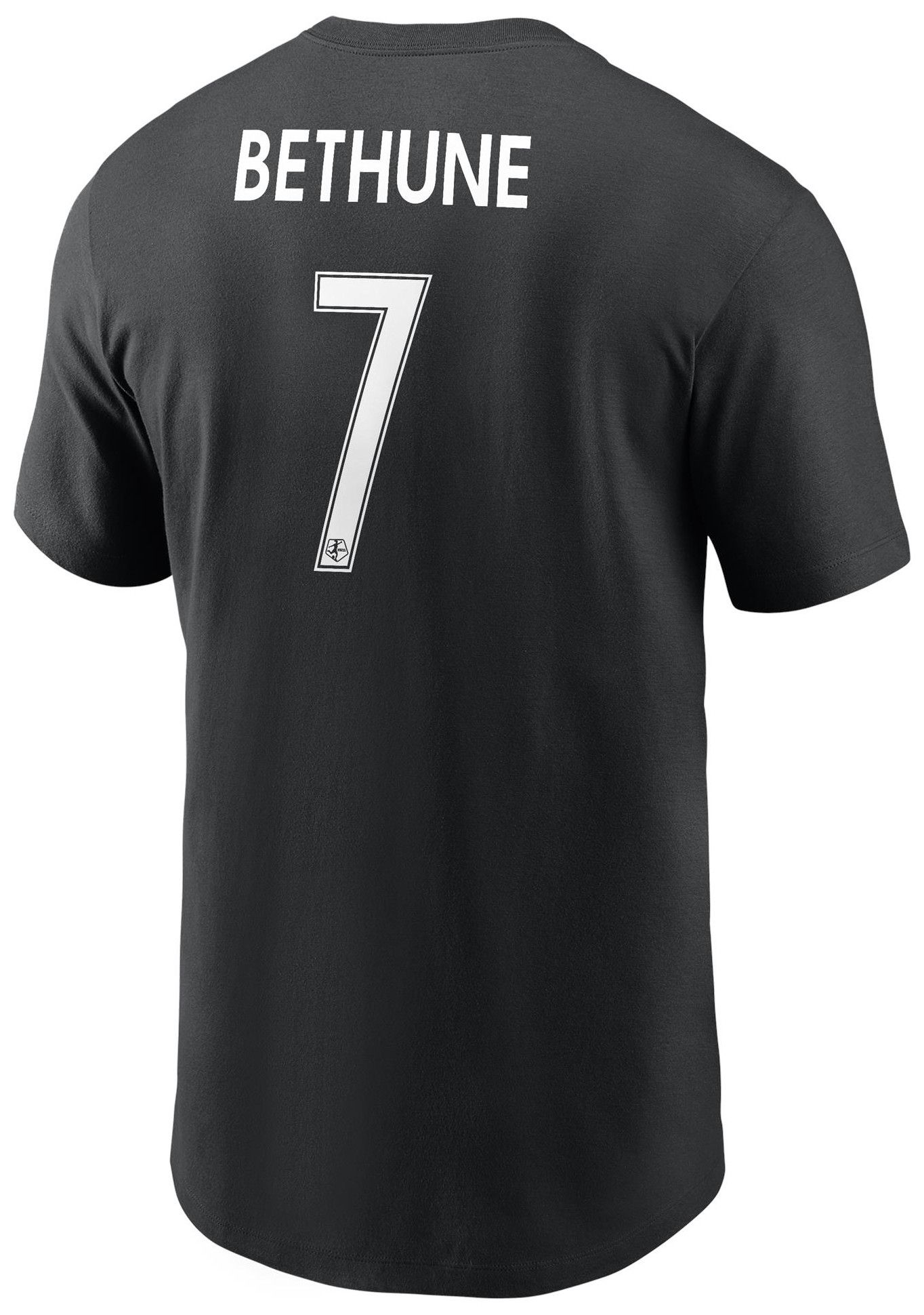 Nike Men's Washington Spirit Croix Bethune #7 2025 Black T-Shirt product image