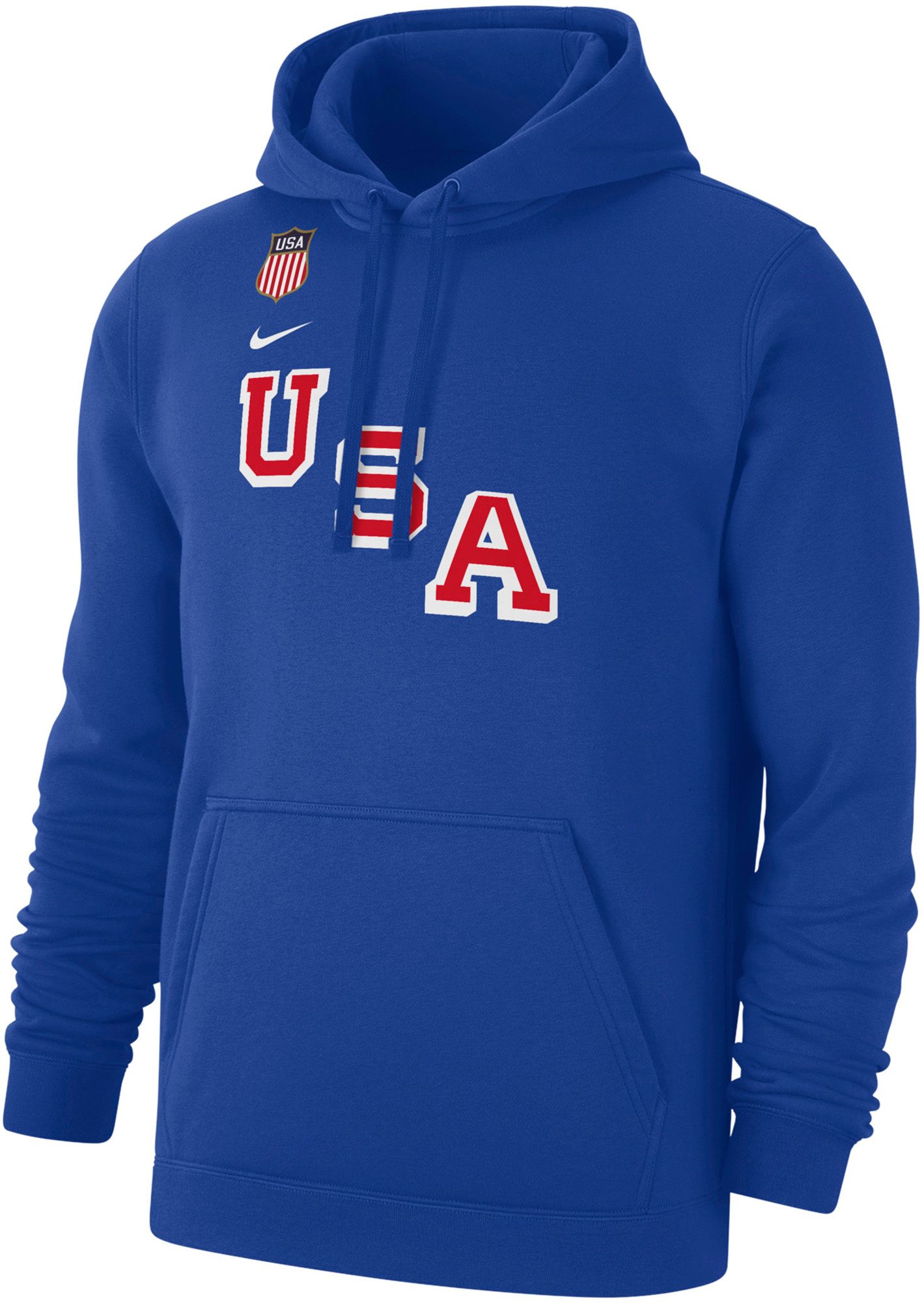 Nike Men's Olympics USA Hockey Royal Auston Matthews #34 Pullover Hoodie product image