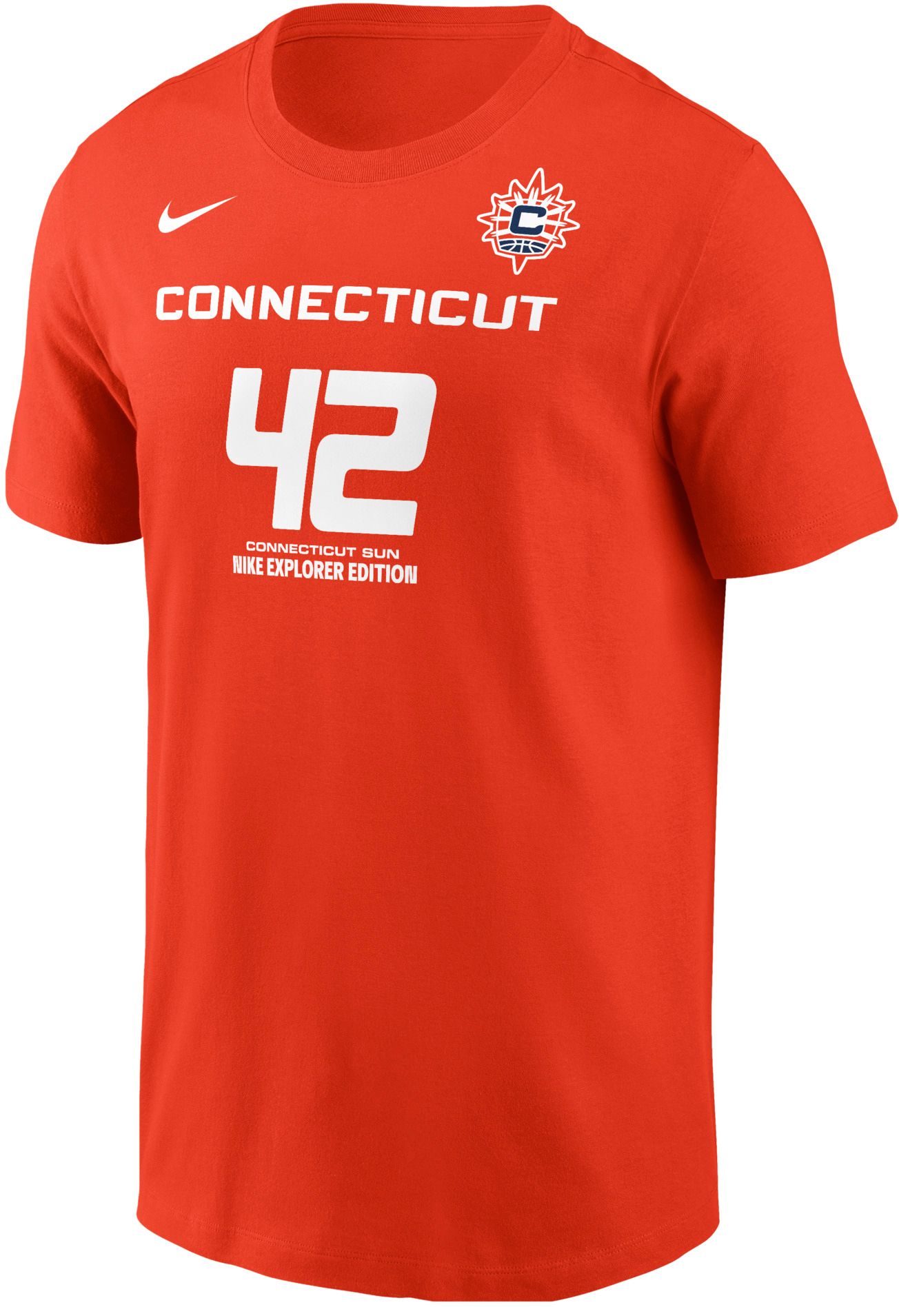 Nike Men's Connecticut Sun Brittney Griner #42 Orange T-Shirt product image