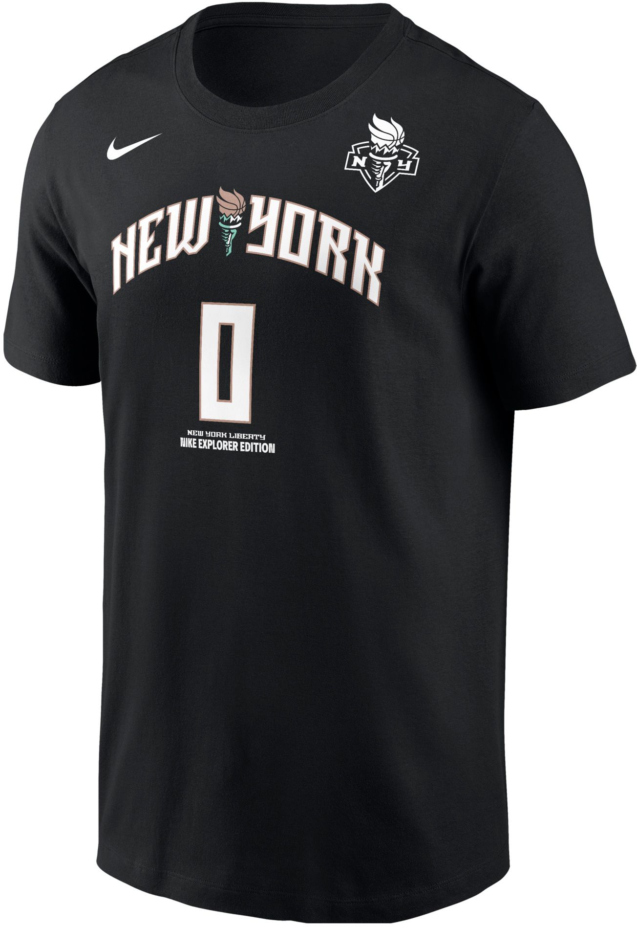 Nike Men's New York Liberty Satou Sabally #0 Black T-Shirt product image
