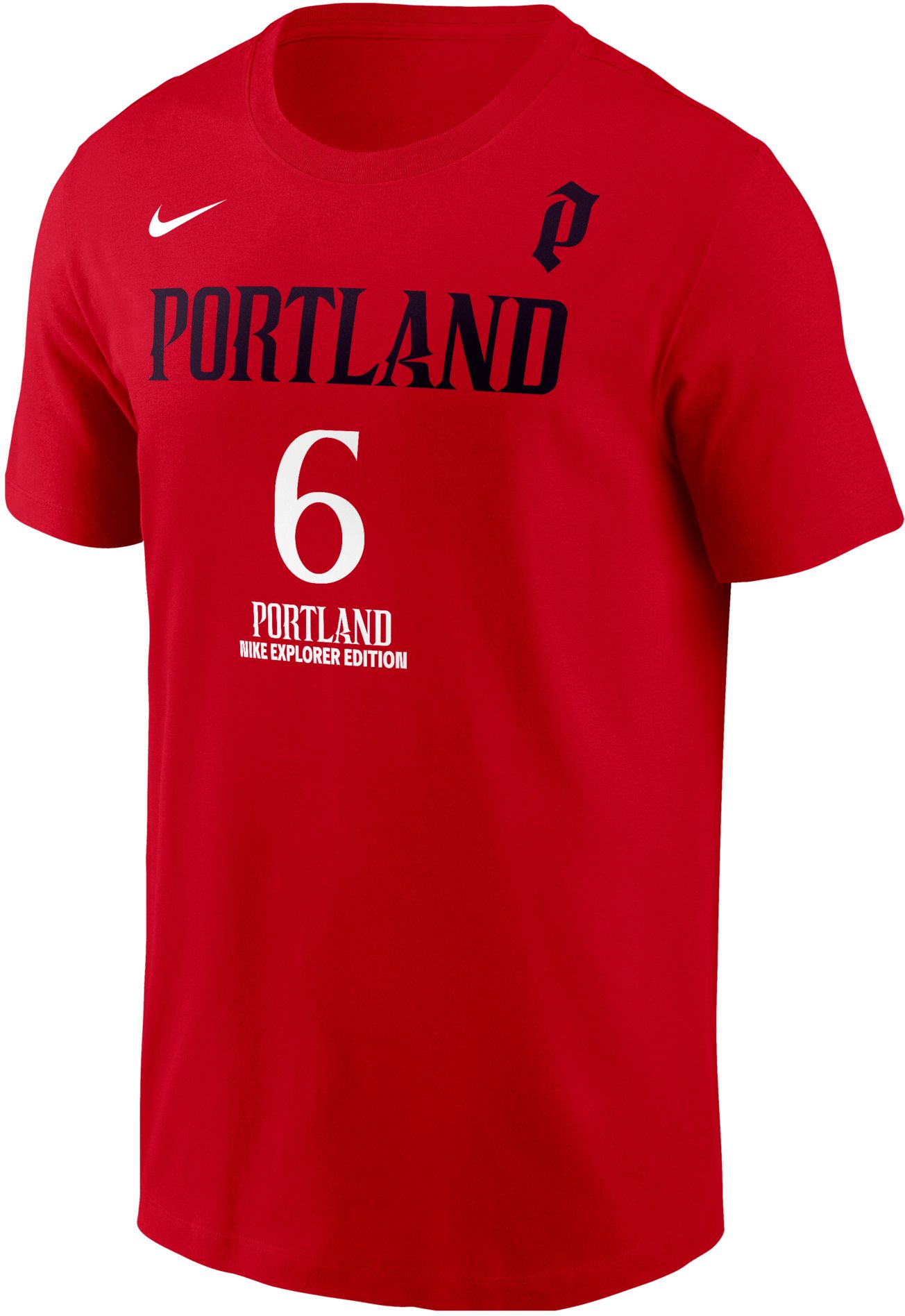 Nike Men's Portland Fire Bridget Carleton #6 Red T-Shirt product image