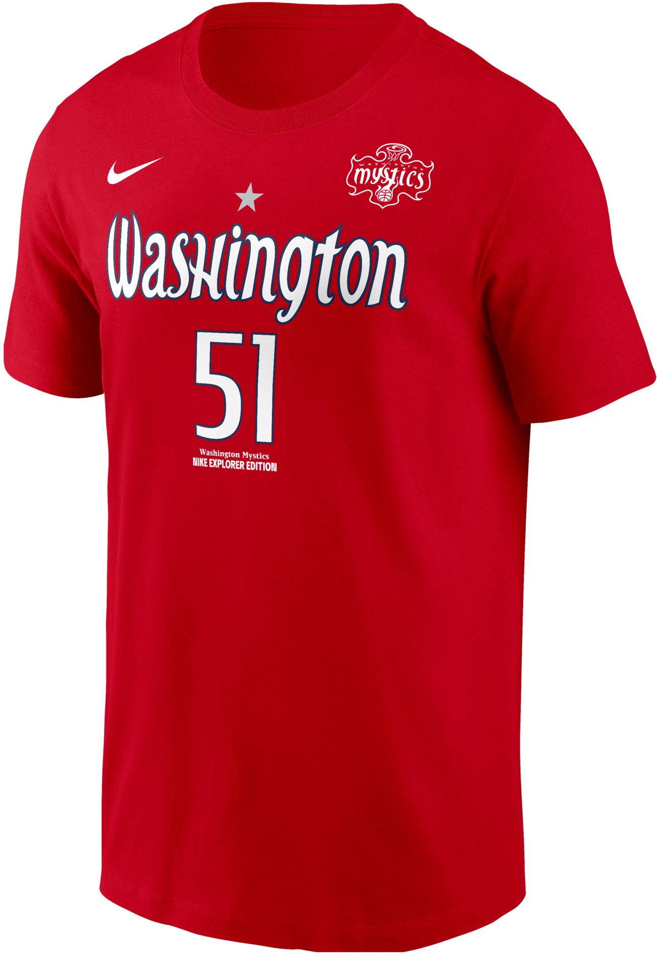 Nike Men's Washington Mystics Lauren Betts #51 Red T-Shirt product image
