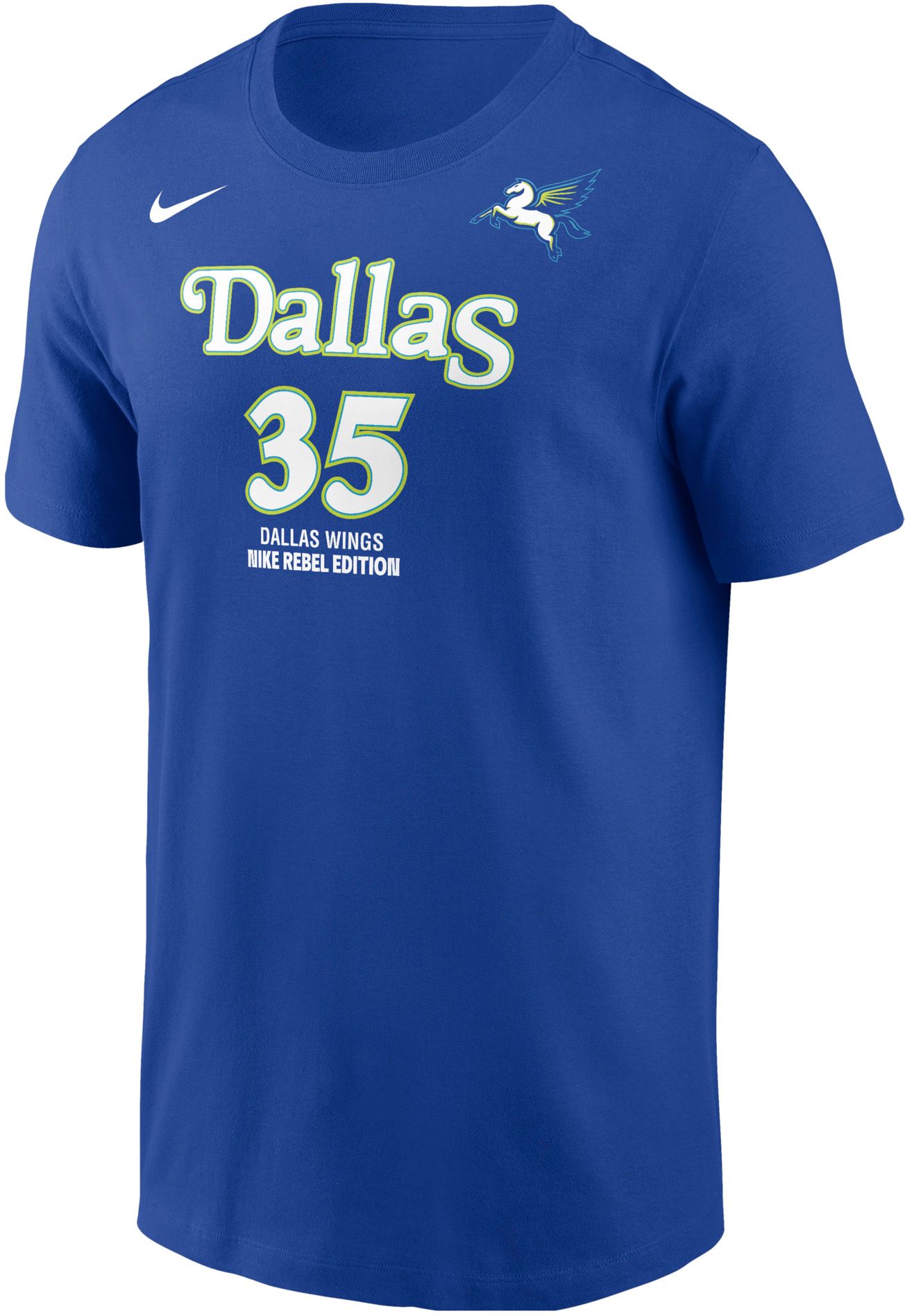 Nike Men's Dallas Wings Azzi Fudd #35 Blue  Rebel T-Shirt product image