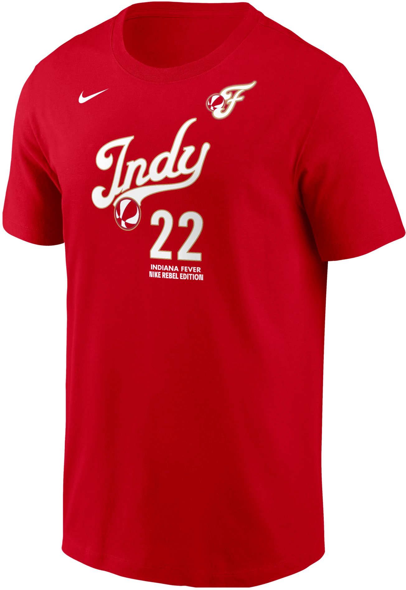 Nike Men's Indiana Fever Caitlin Clark #22 Red  Rebel T-Shirt product image