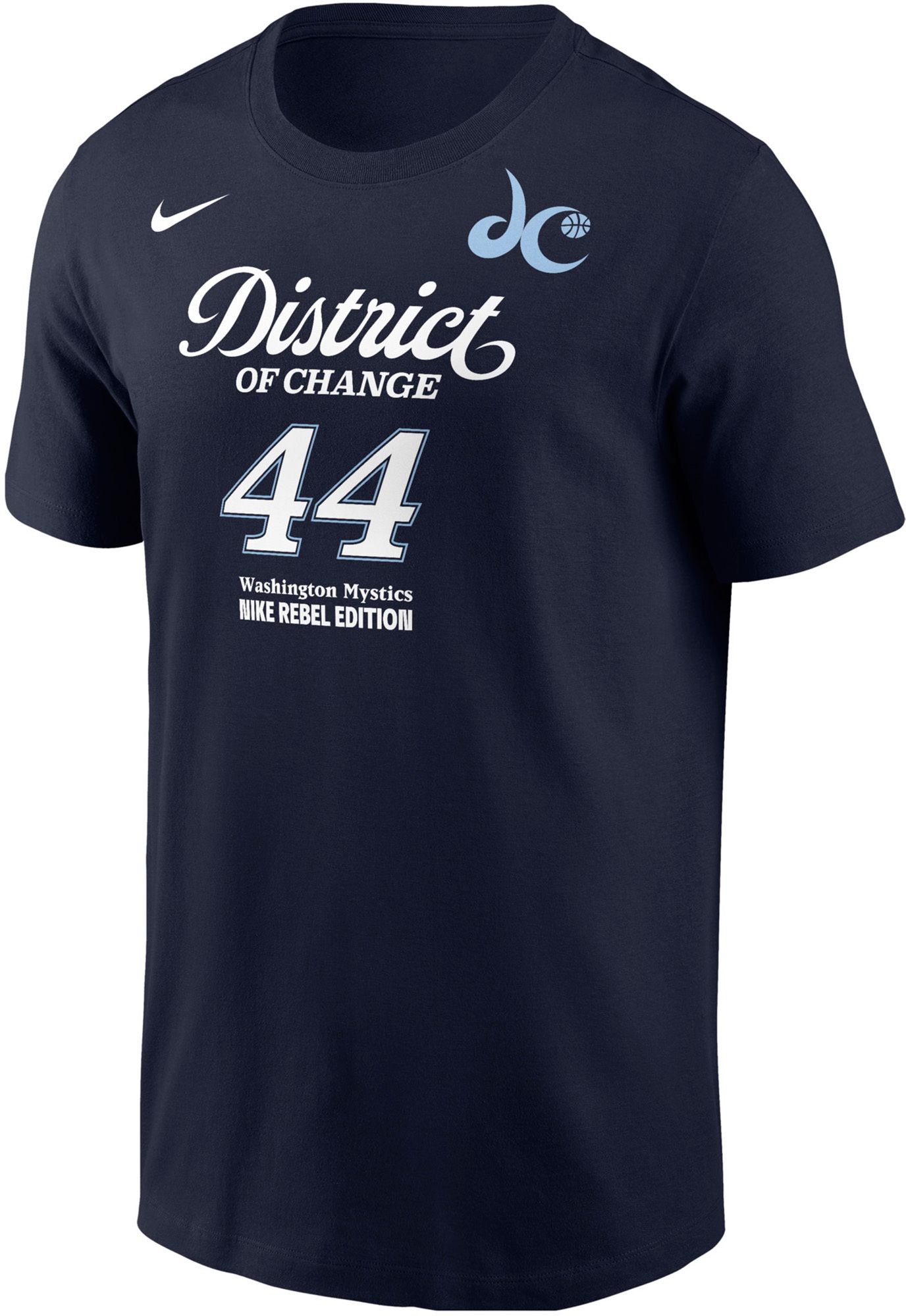 Nike Men's Washington Mystics Kiki Iriafen #44 Navy  Rebel T-Shirt product image