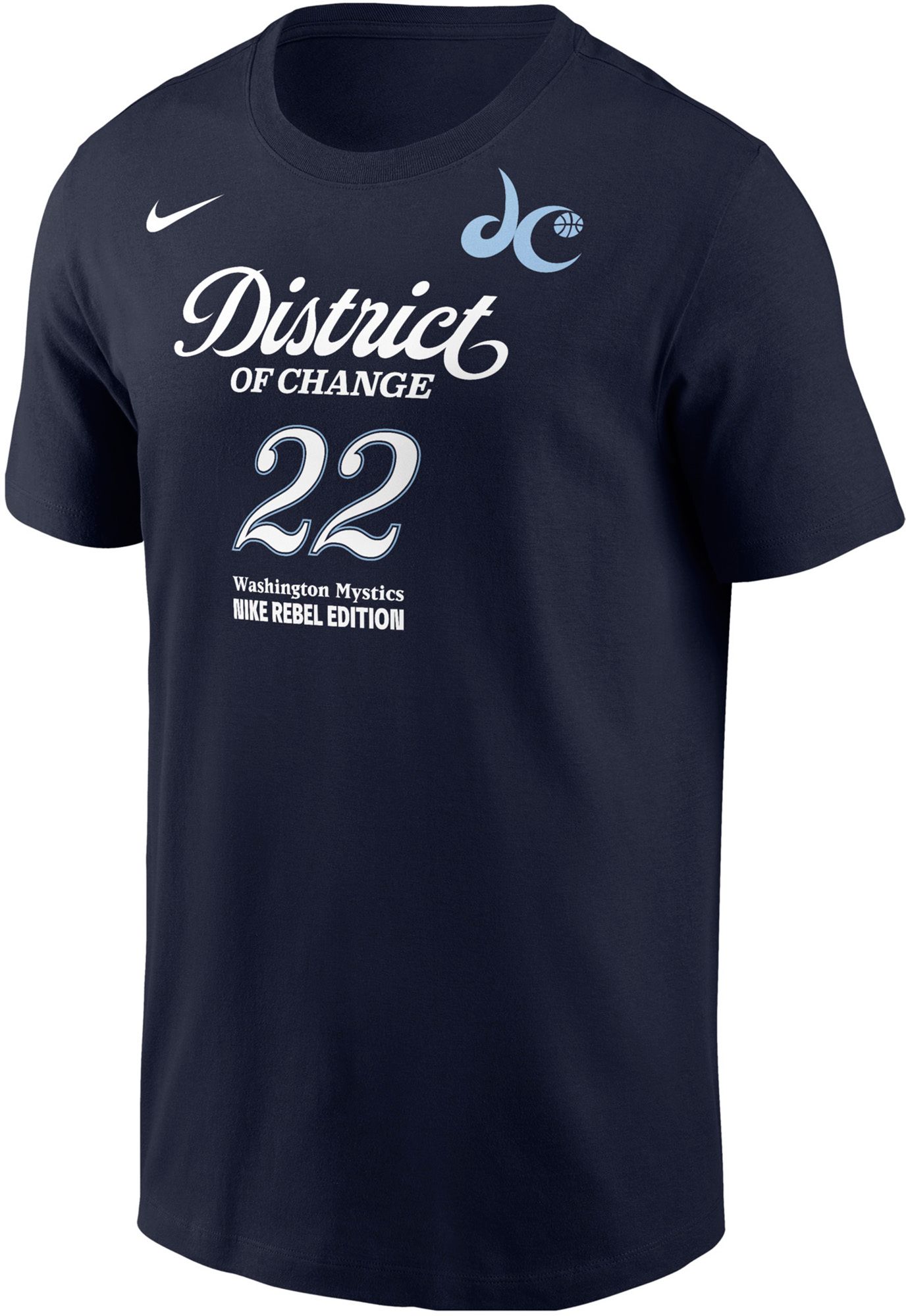 Nike Men's Washington Mystics Sonia Citron #22 Navy  Rebel T-Shirt product image
