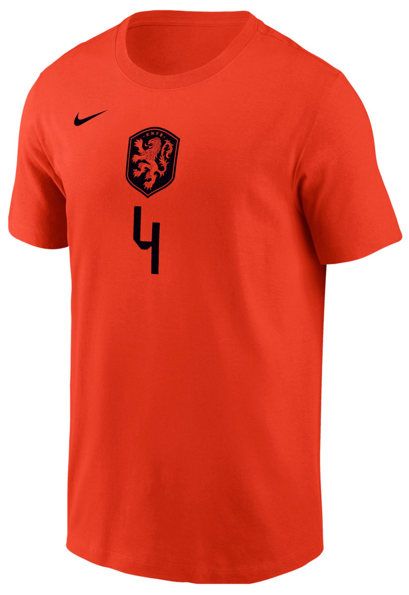 Nike Adult Netherlands Virgil Van Djik #4 Home T-Shirt | Dick's