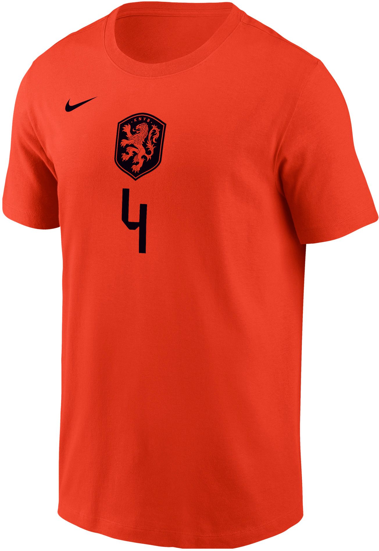 Nike Adult Netherlands Virgil Van Djik #4 Home T-Shirt product image