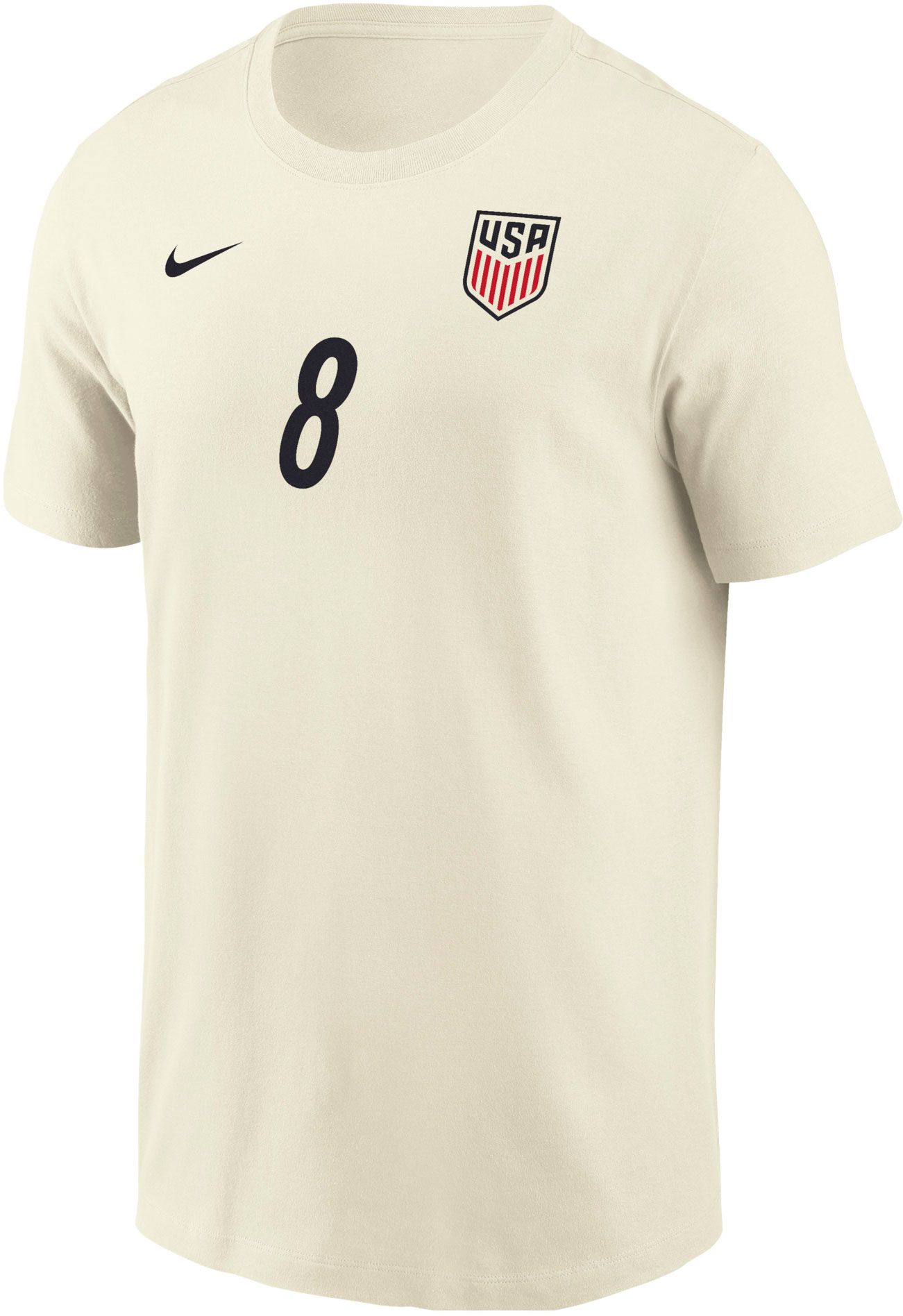 Nike Adult USMNT Weston McKennie #8 Off-White 2026 T-Shirt product image