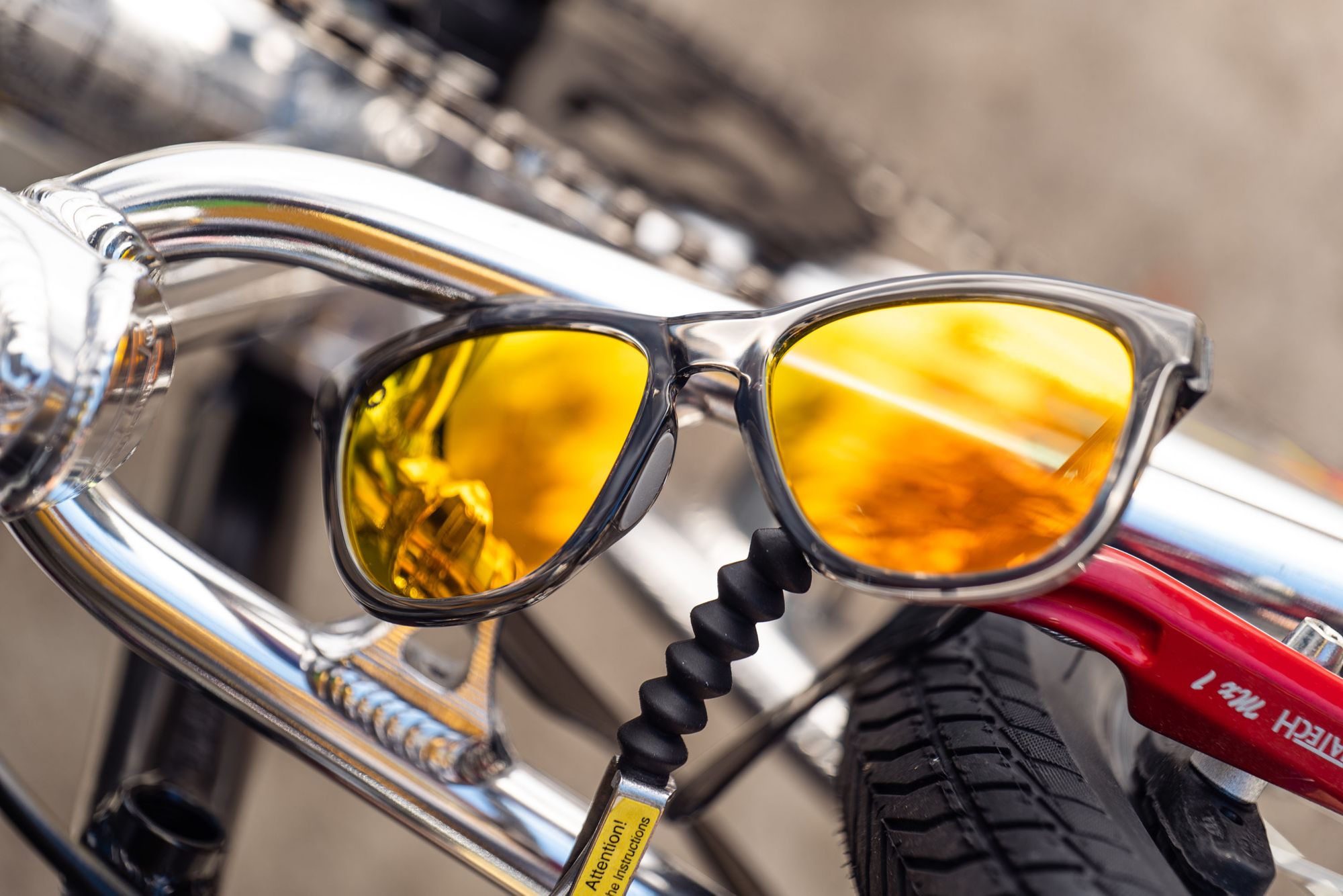 Knockaround Premiums Sport Polarized Clear Grey/Sunset Sunglasses product image