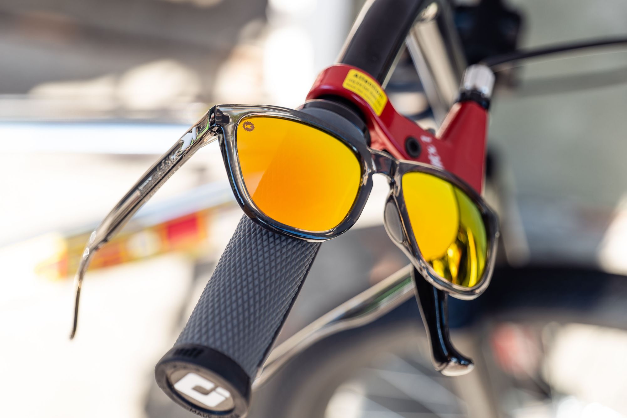 Knockaround Premiums Sport Polarized Clear Grey/Sunset Sunglasses product image