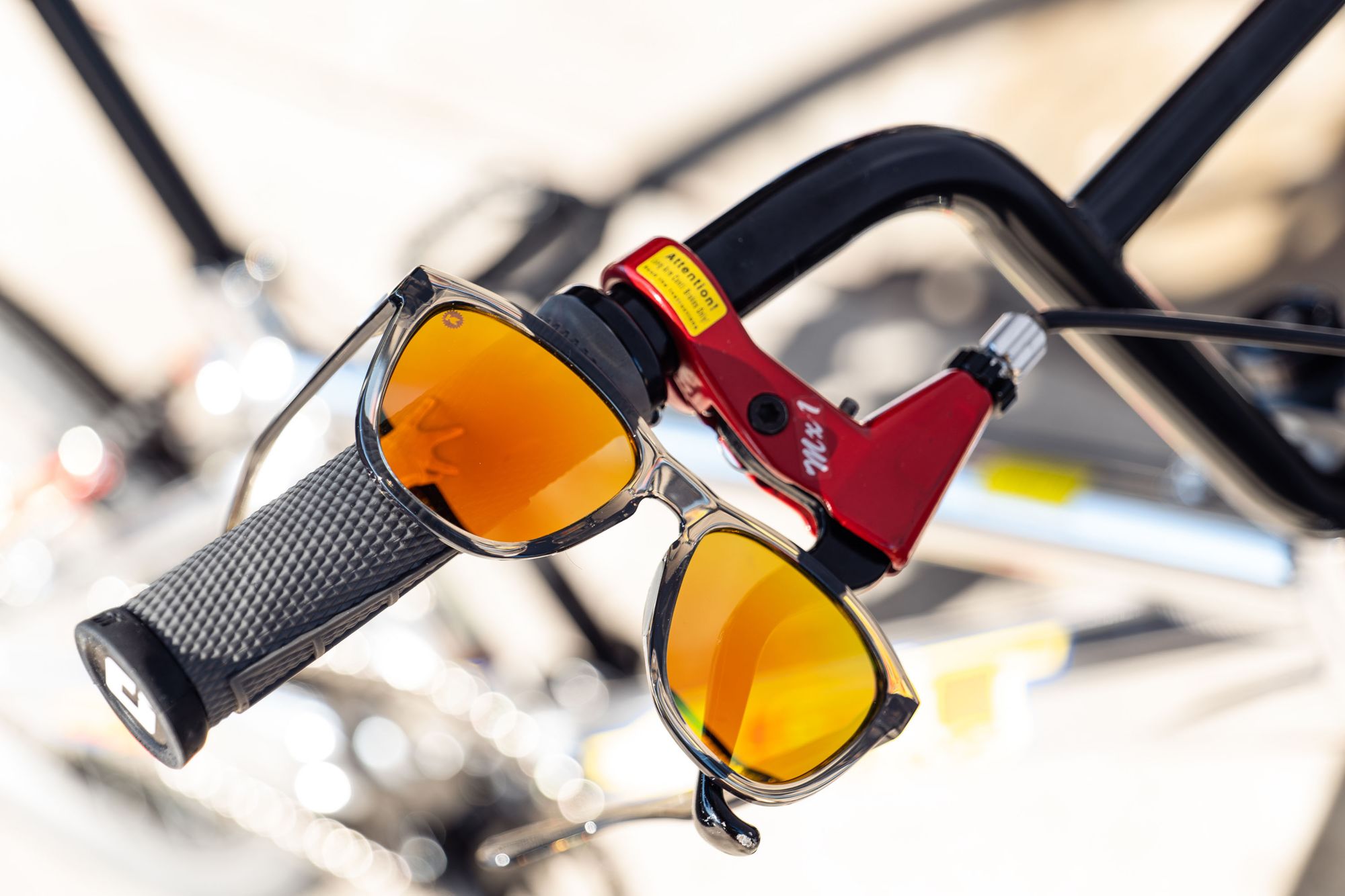 Knockaround Premiums Sport Polarized Clear Grey/Sunset Sunglasses product image