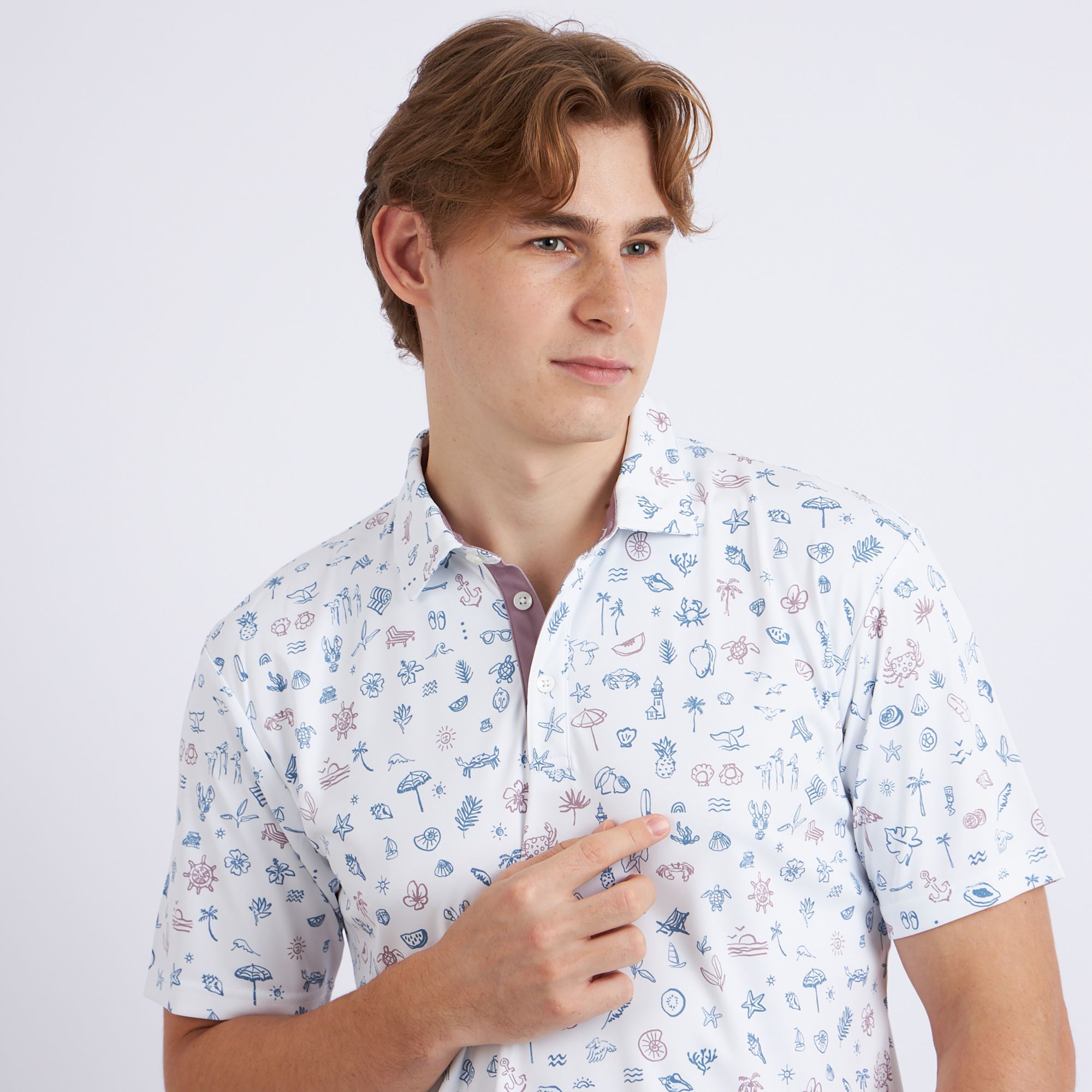 Swannies Men's Crest Golf Polo product image