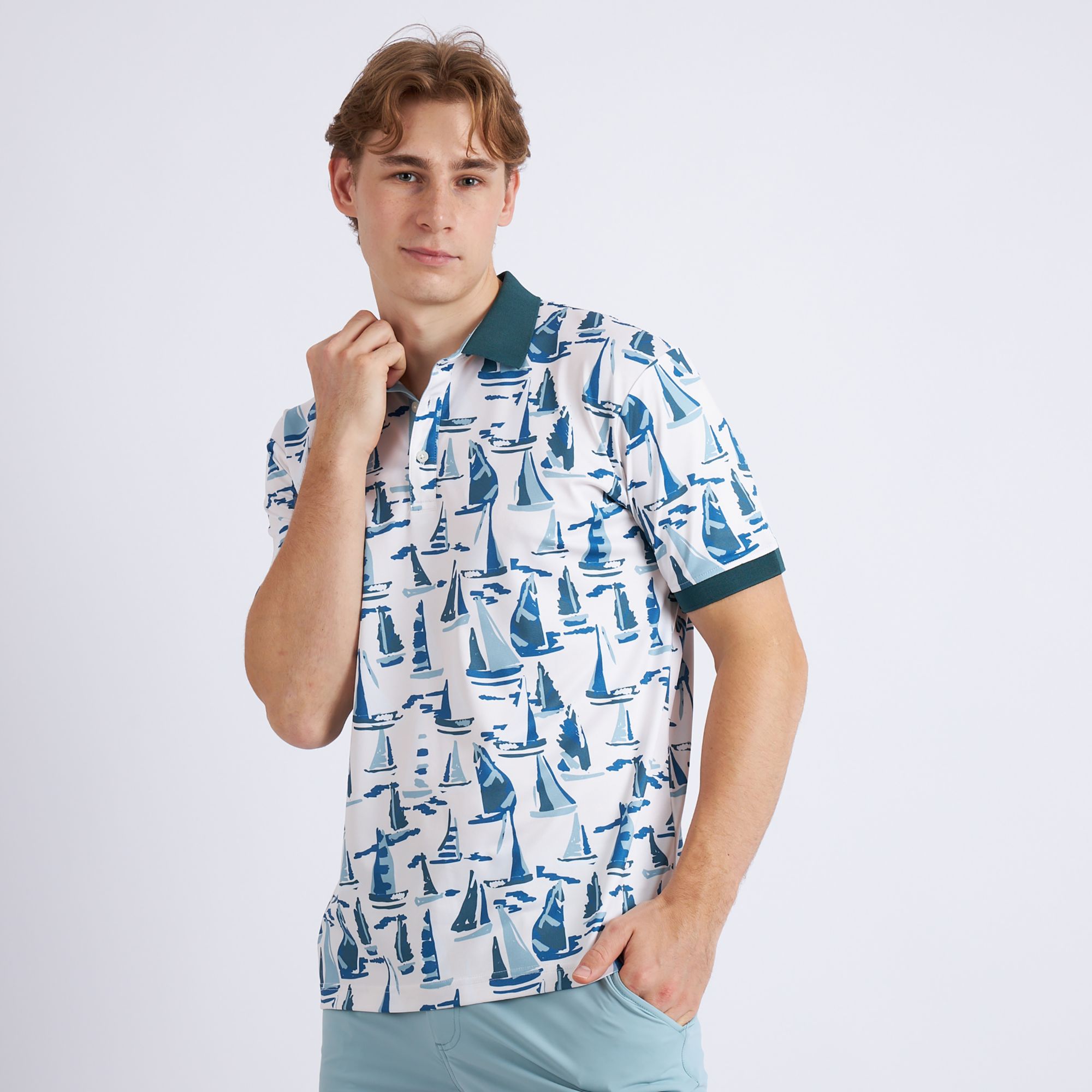 Swannies Men's Tide Golf Polo product image