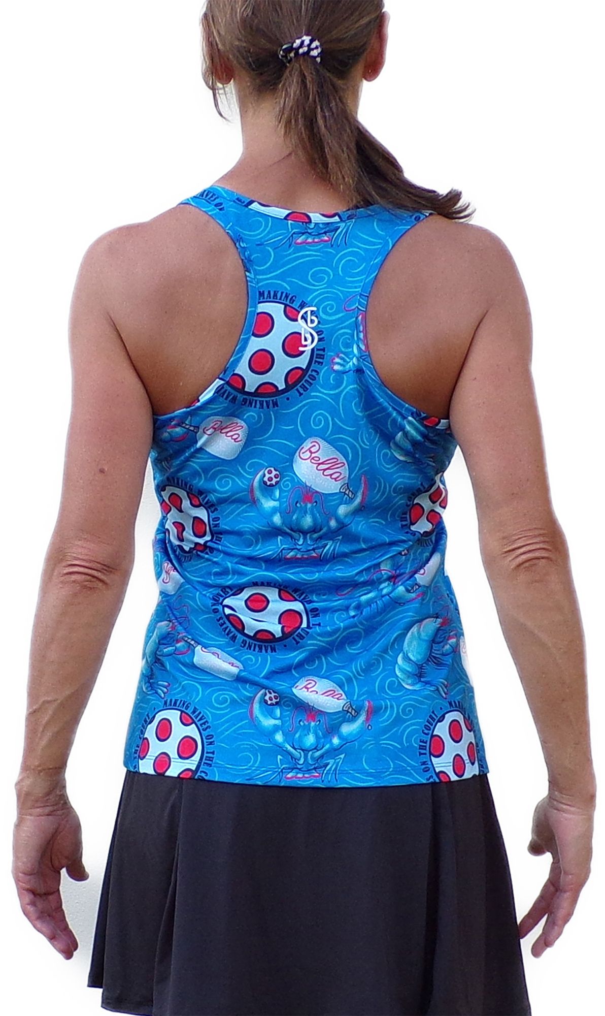 Pickleball Bella Women's Lobster Racerback Tank Top