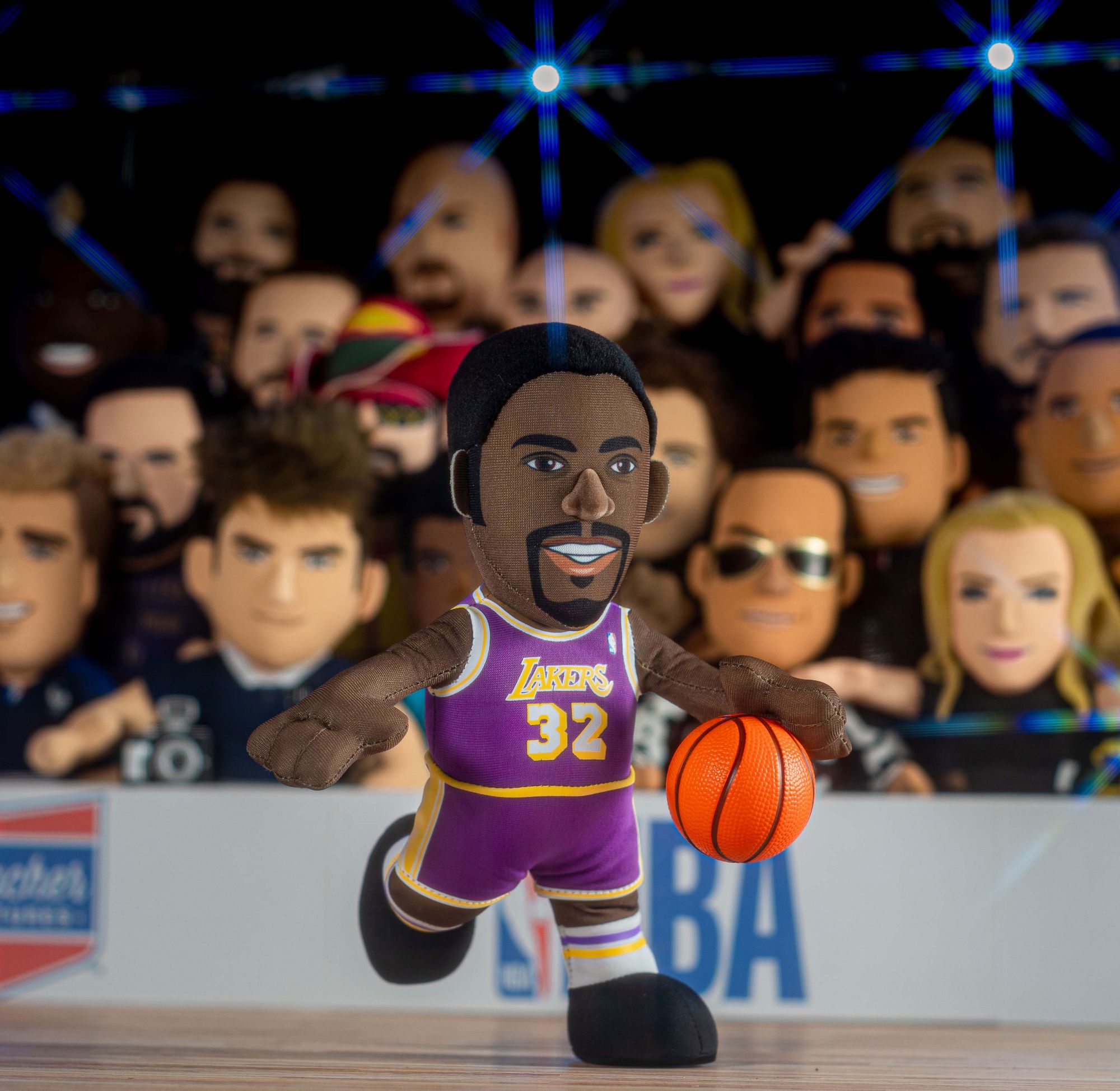 Bleacher Creatures Los Angeles Lakers Magic Johnson 10” Plush Player Figure product image