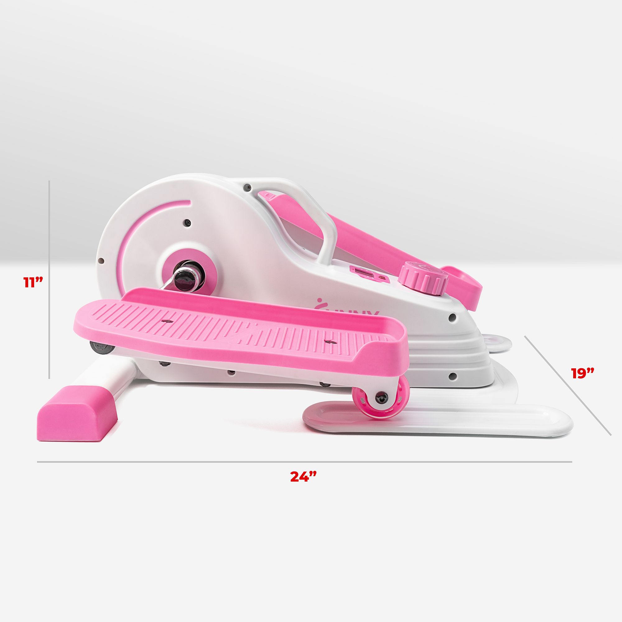Sunny Health & Fitness P2030 Pink Magnetic Under Desk Elliptical product image
