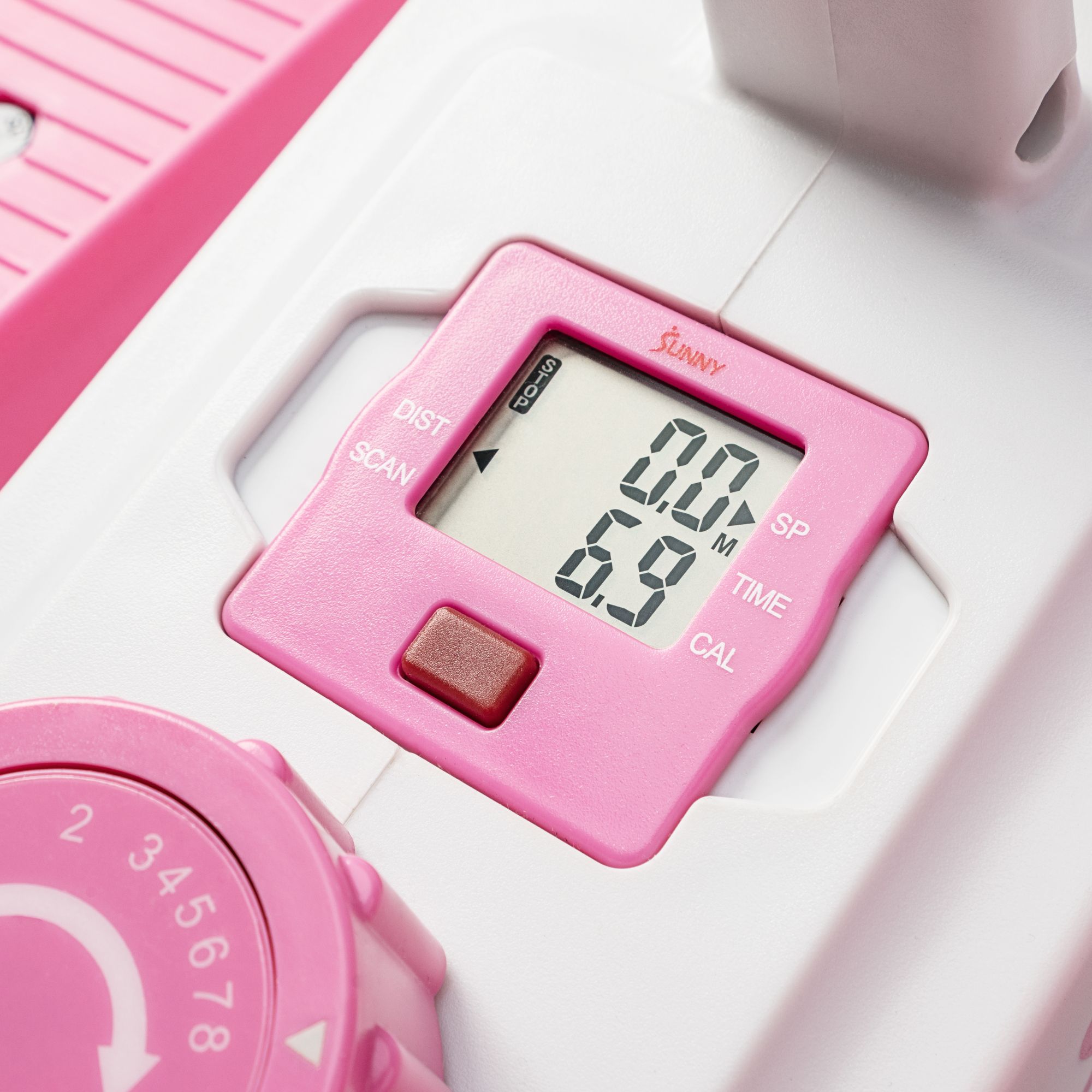 Sunny Health & Fitness P2030 Pink Magnetic Under Desk Elliptical product image