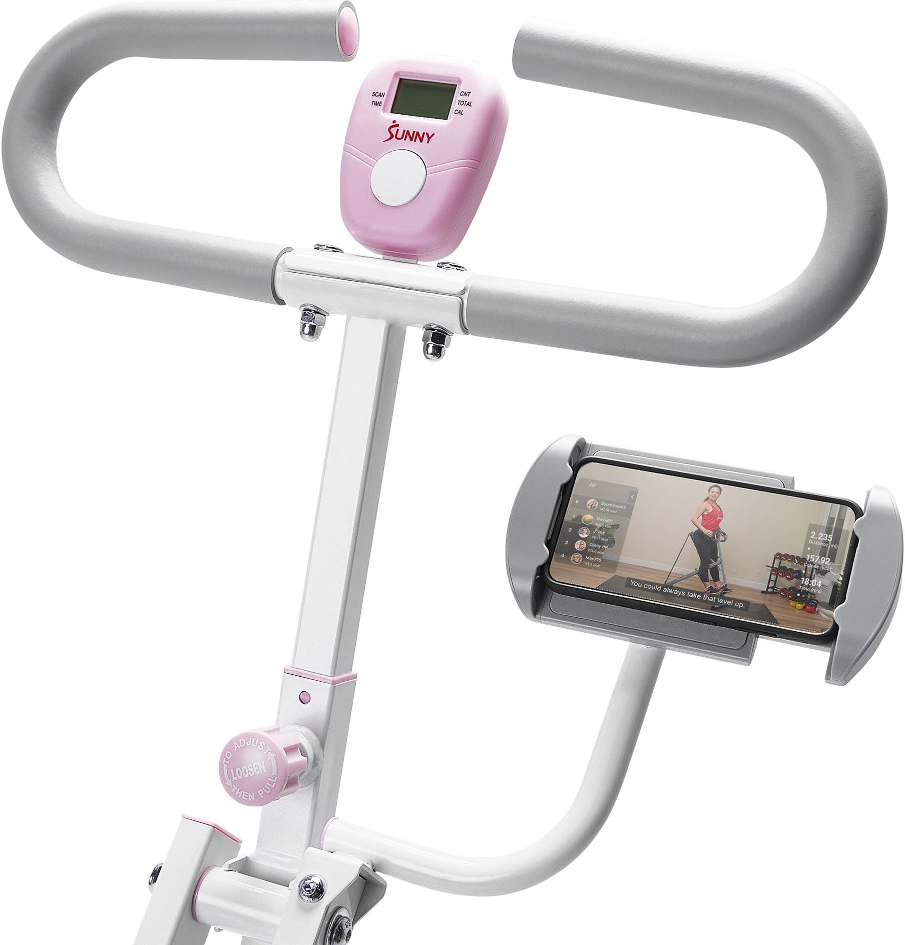 Sunny Health & Fitness Smart Upright Row-N-Ride Exerciser product image