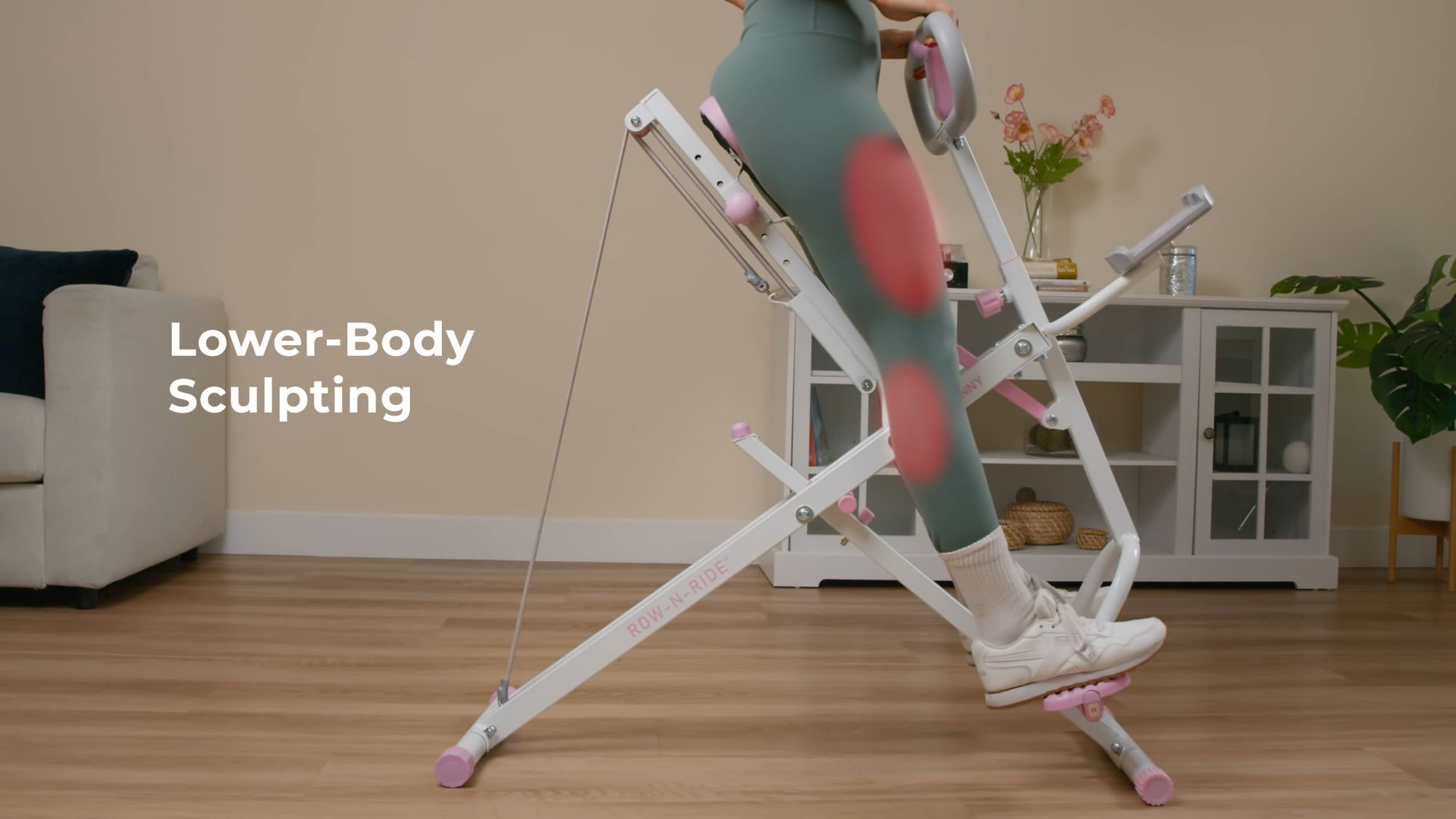 Sunny Health & Fitness Smart Upright Row-N-Ride Exerciser product