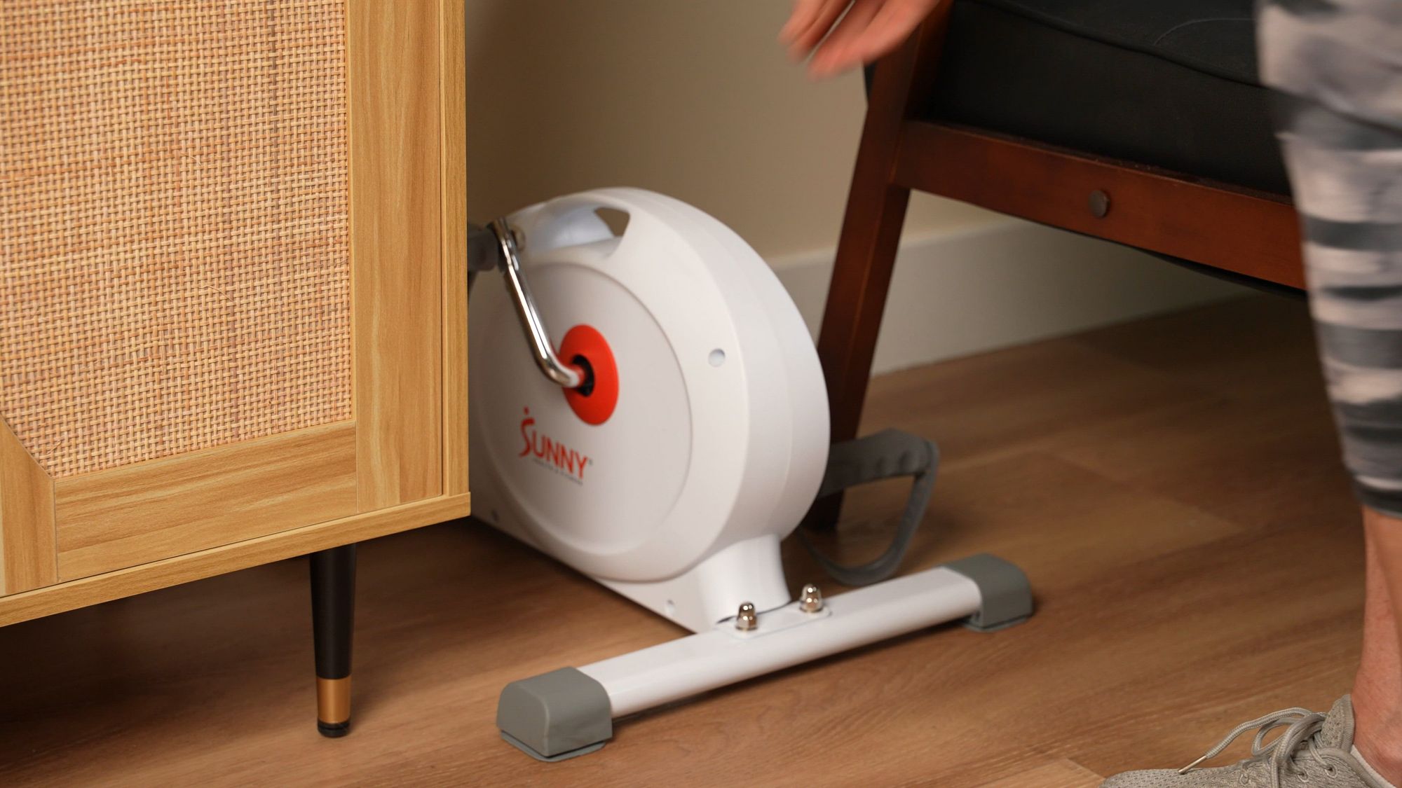 Sunny Health & Fitness 2-In-1 Smart Mini Exercise Bike product