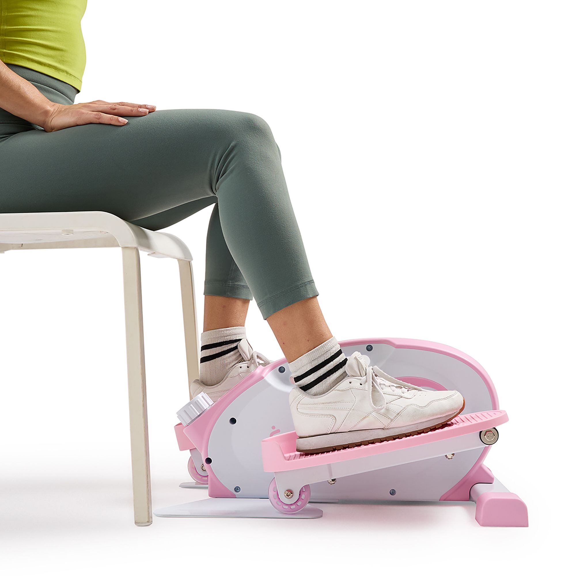 Sunny Health & Fitness Pink Smart Elliptical product image