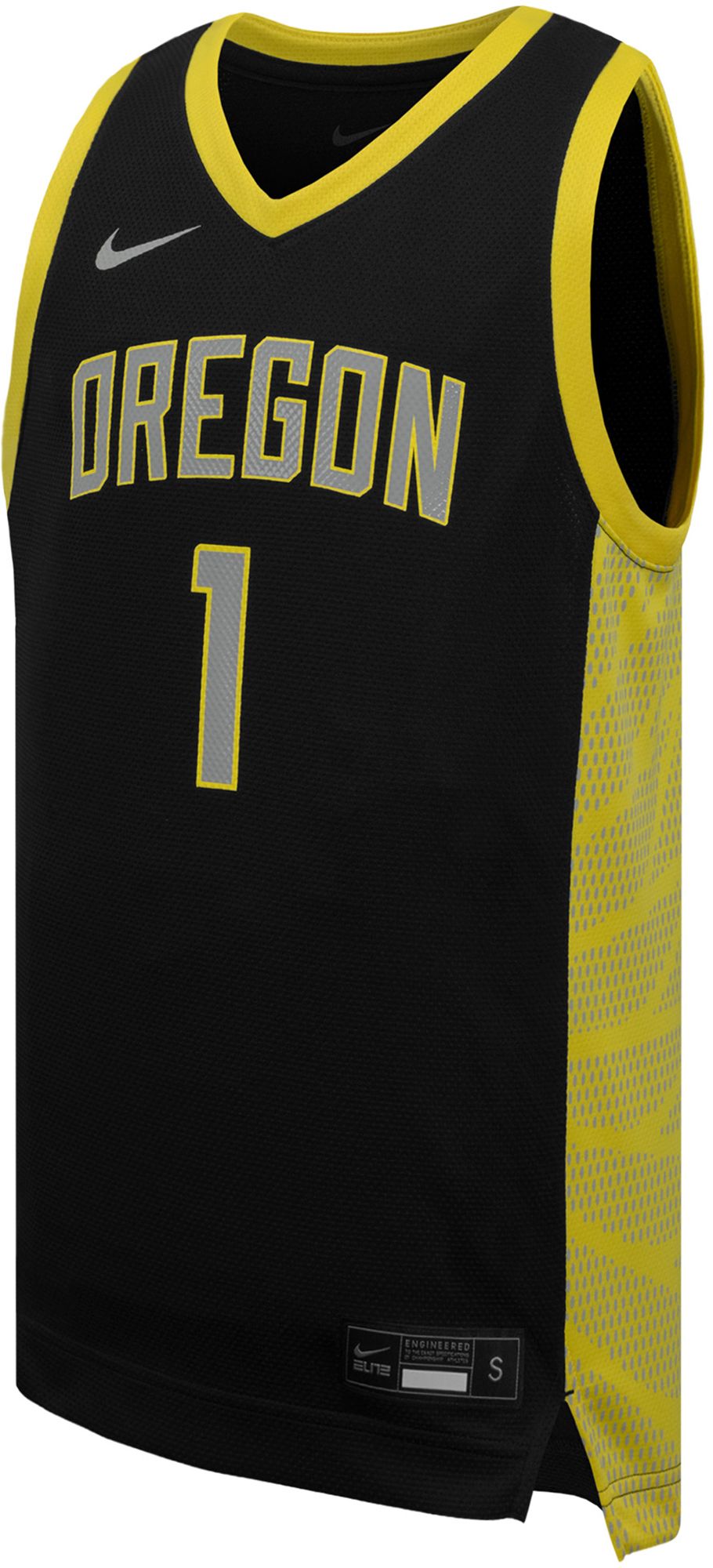 Nike Youth Oregon Ducks Black Replica Basketball Jersey product image