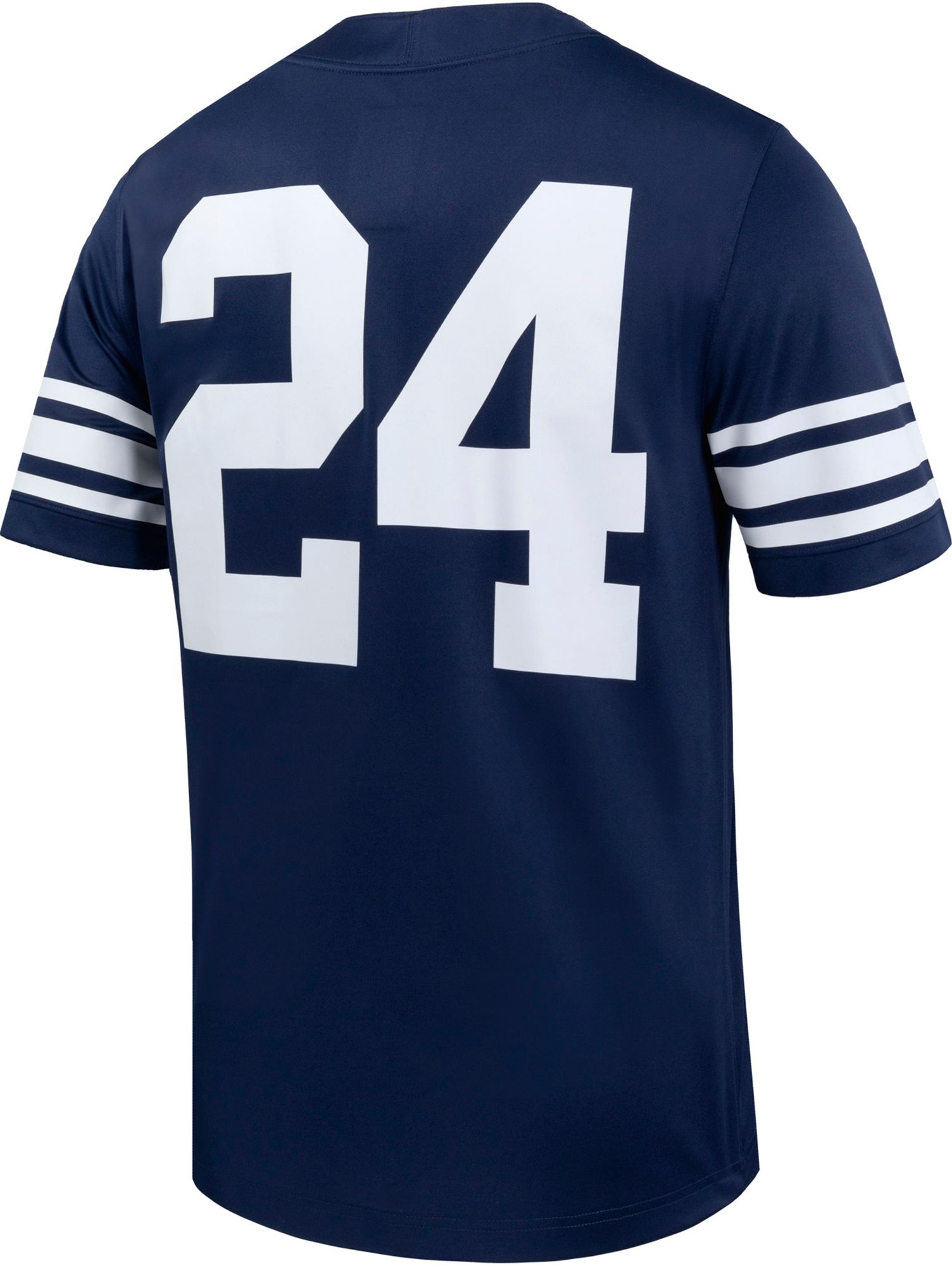 Nike Men's BYU Cougars #24 Blue Throwback Replica Football Jersey product image