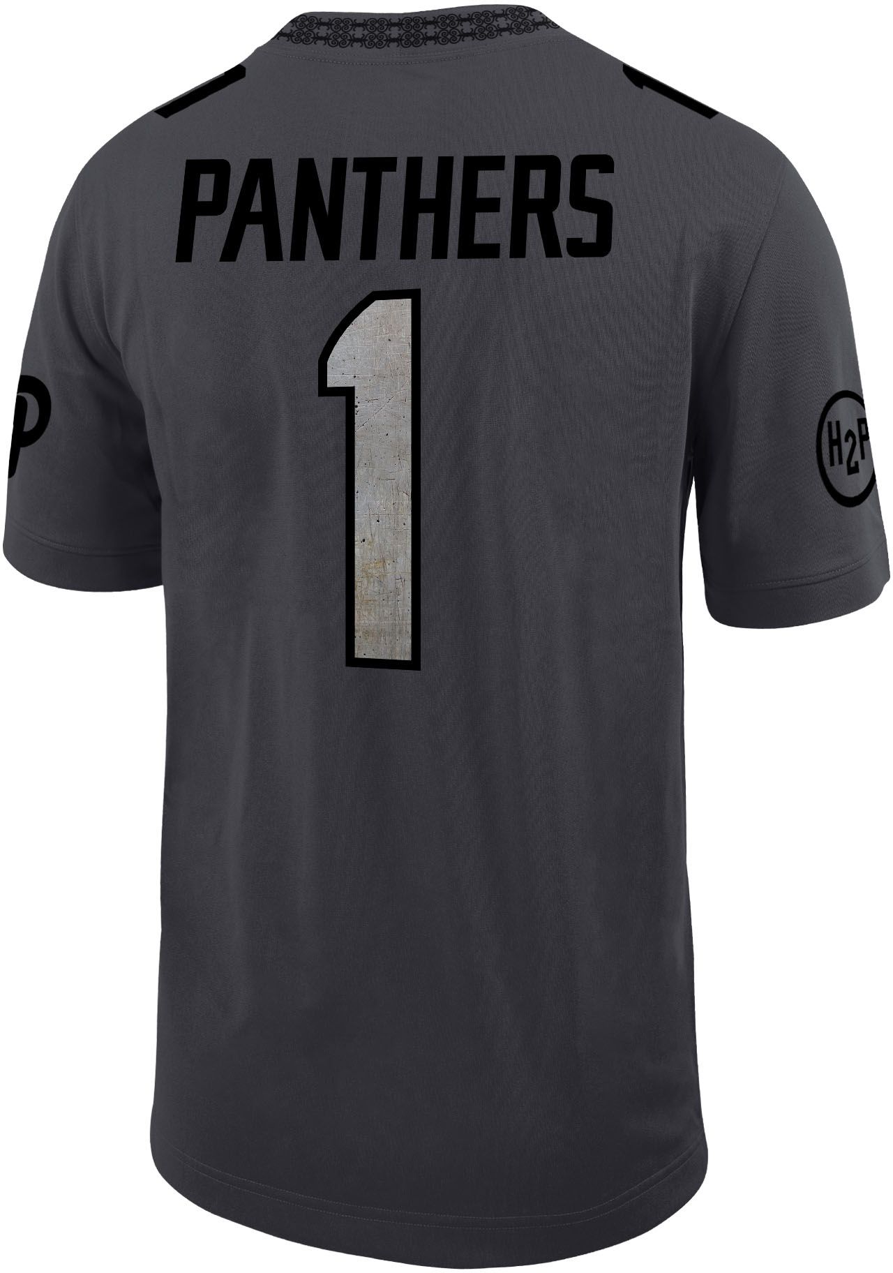 Nike Men's Pitt Panthers #1 Steel Grey Alternate Dri-FIT Game Football Jersey product image