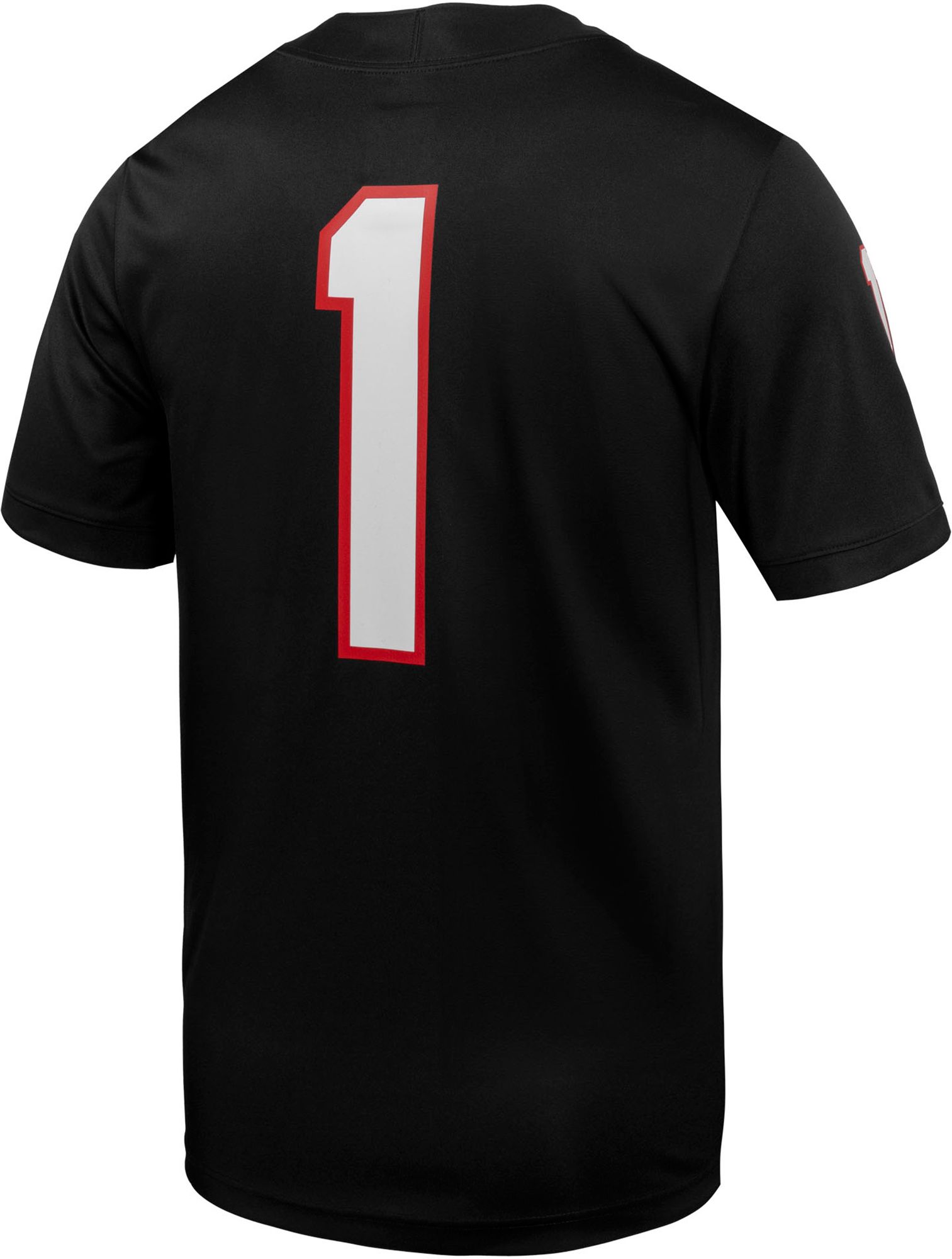 Nike Men's Houston Cougars #1 Black Replica Alternate Football Jersey product image
