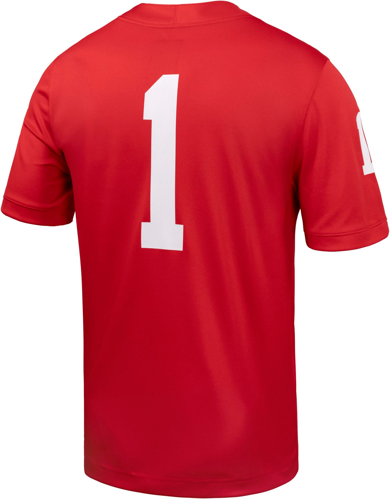 Nike Men's Houston Cougars #1 Red Replica Football Jersey product image