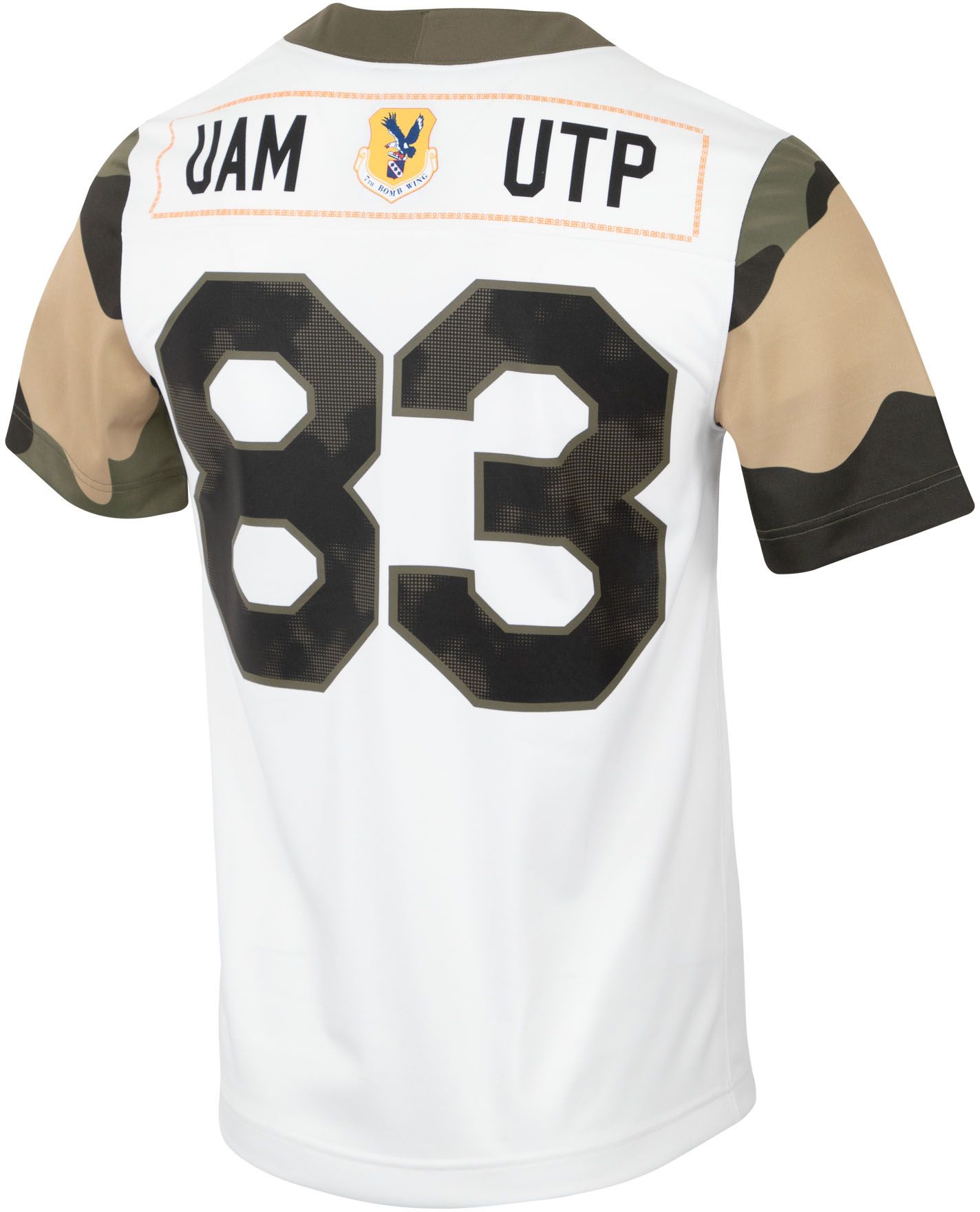 Nike Men's Air Force Falcons #83 Rivalry Untouchable Football White Jersey product image