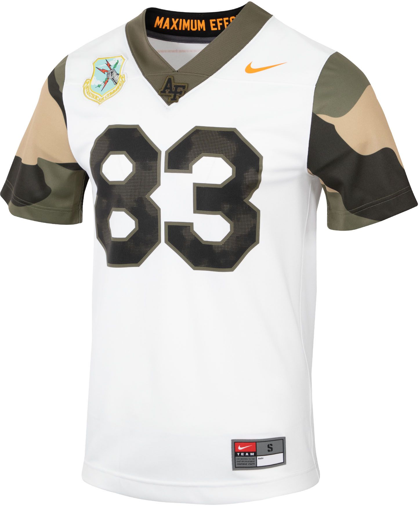 Nike Men's Air Force Falcons #83 Rivalry Untouchable Football White Jersey