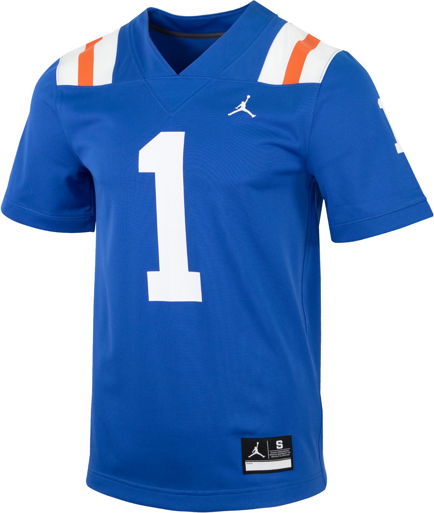 Jordan Men's Florida Gators #1 Blue Throwback Football Jersey