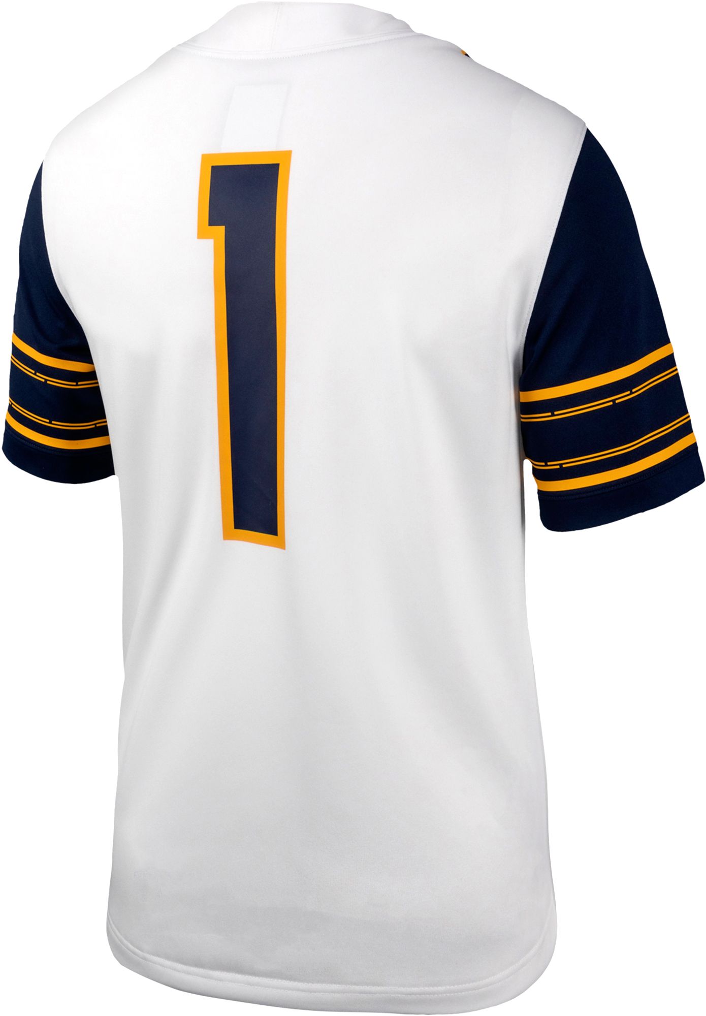 Nike Men's Cal Golden Bears #1 White Replica Away Football Jersey product image