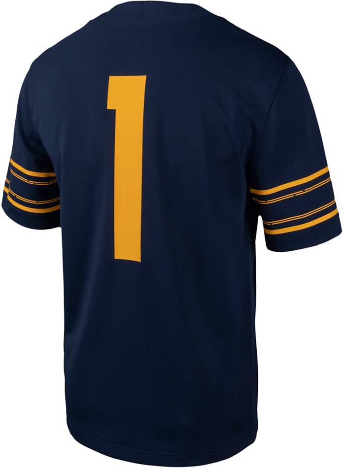 Men's Nike #1 Navy Cal Bears Untouchable Football Replica Jersey Size: Medium