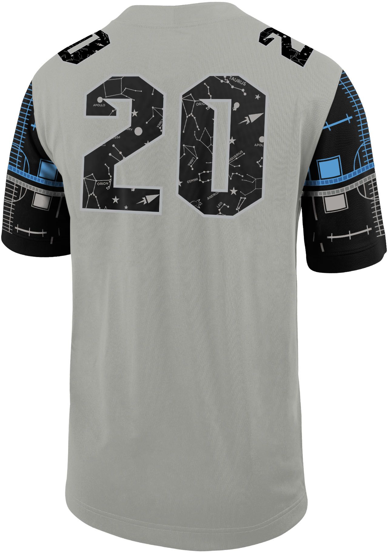 Nike Men's UCF Knights #20 Space Game Grey Football Jersey