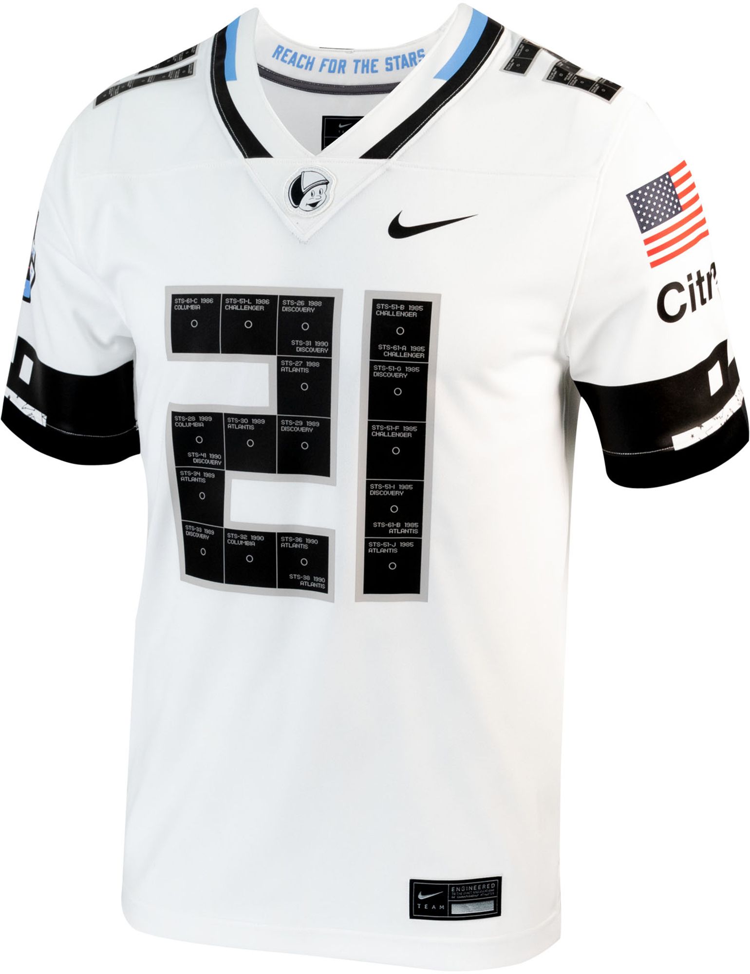 Nike Men's UCF Knights #21 Space Game White Football Jersey product image