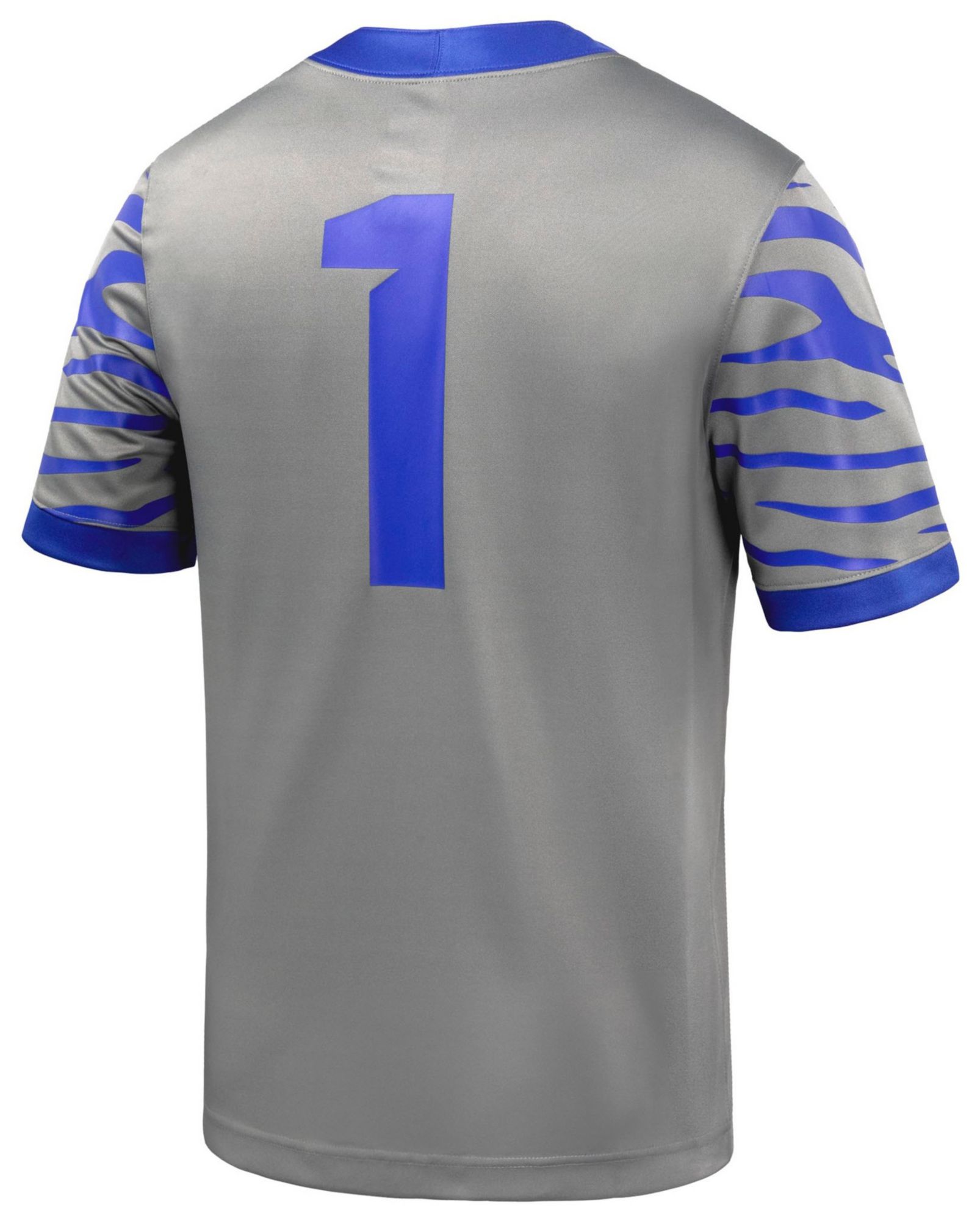 Nike Men's Memphis Tigers #1 Grey Replica Home Football Jersey product image