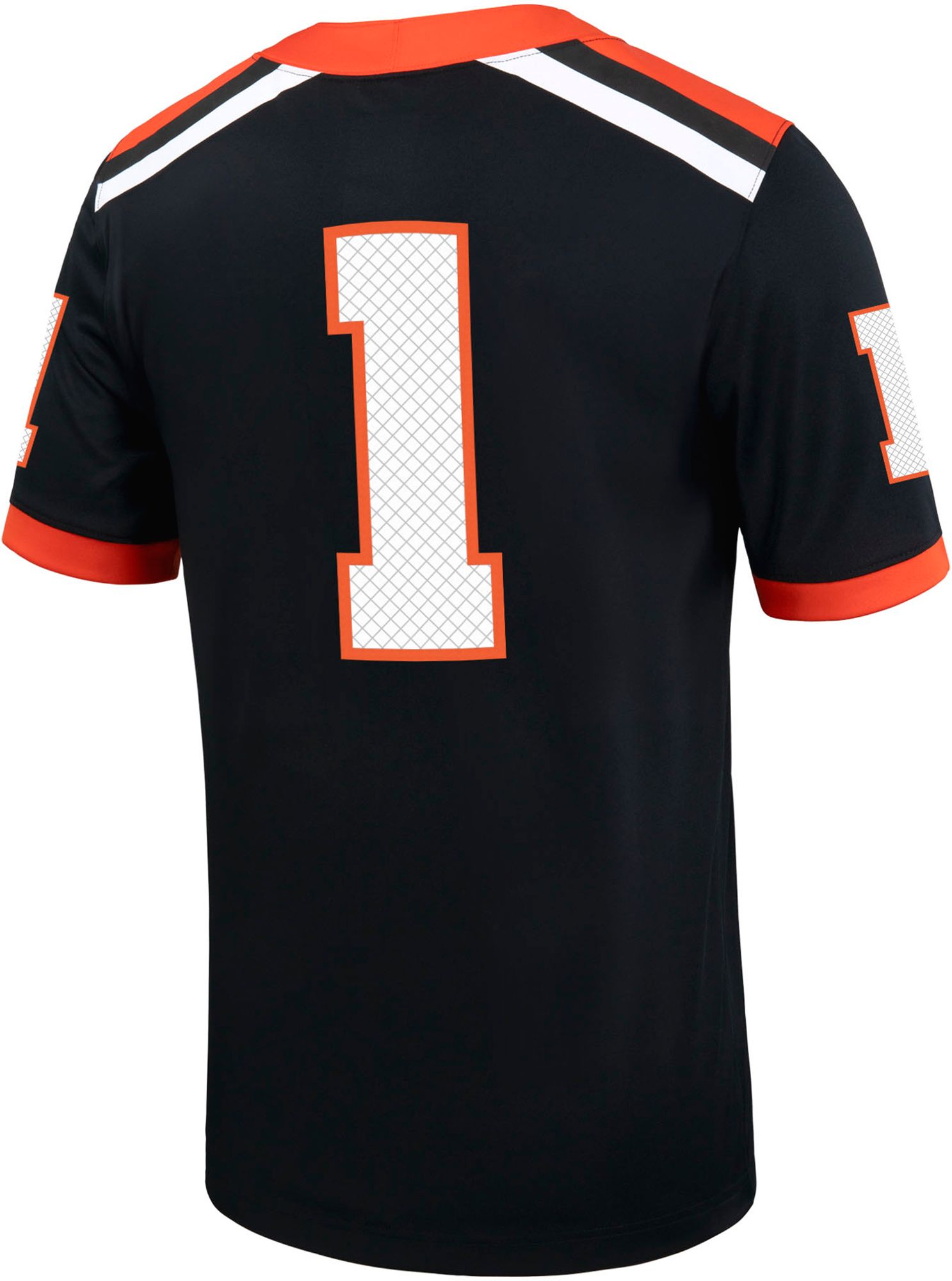 Nike Men's Oregon State Beavers #1 Black Replica Football Jersey product image
