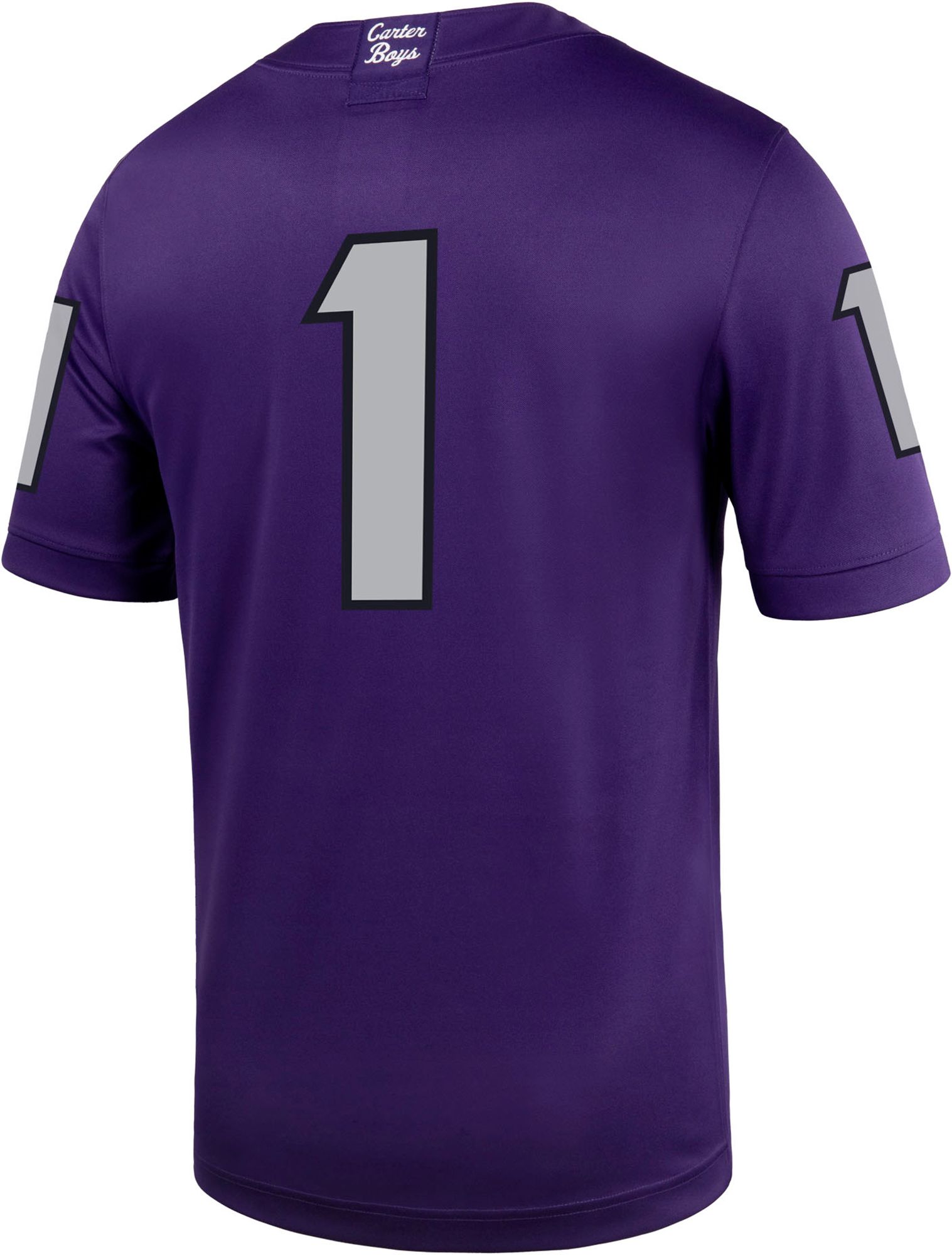 Nike Men's TCU Horned Frogs #1 Purple Replica Football Jersey product image
